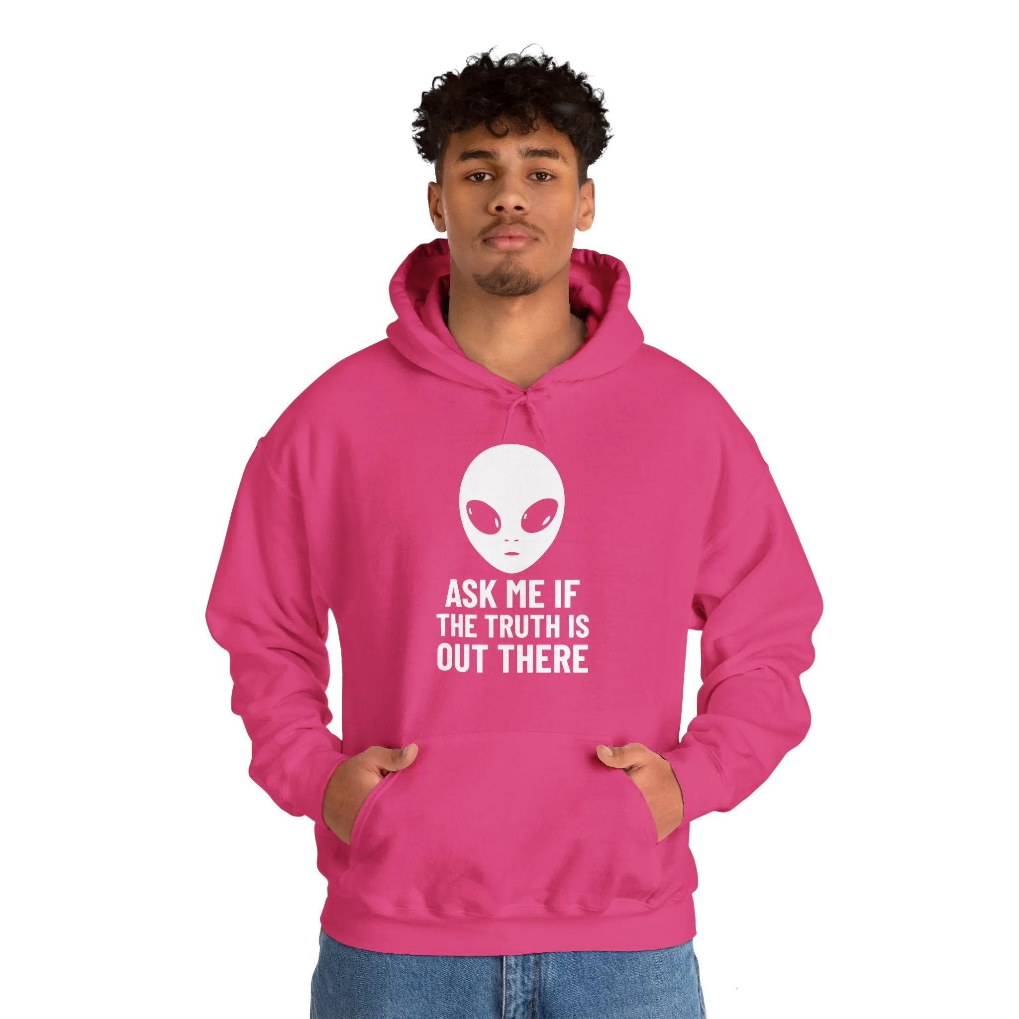 Ask Me If The Truth Is Out There Funny UFO Hoodie