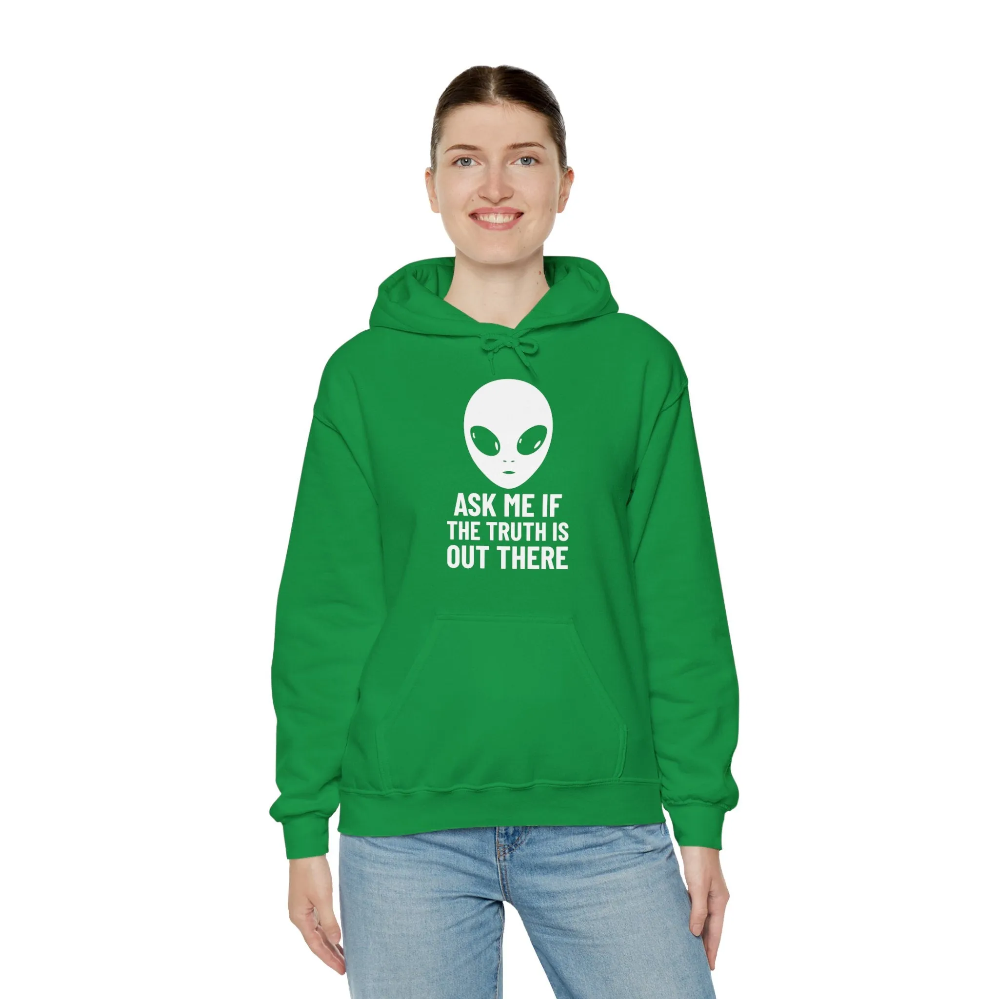 Ask Me If The Truth Is Out There Funny UFO Hoodie