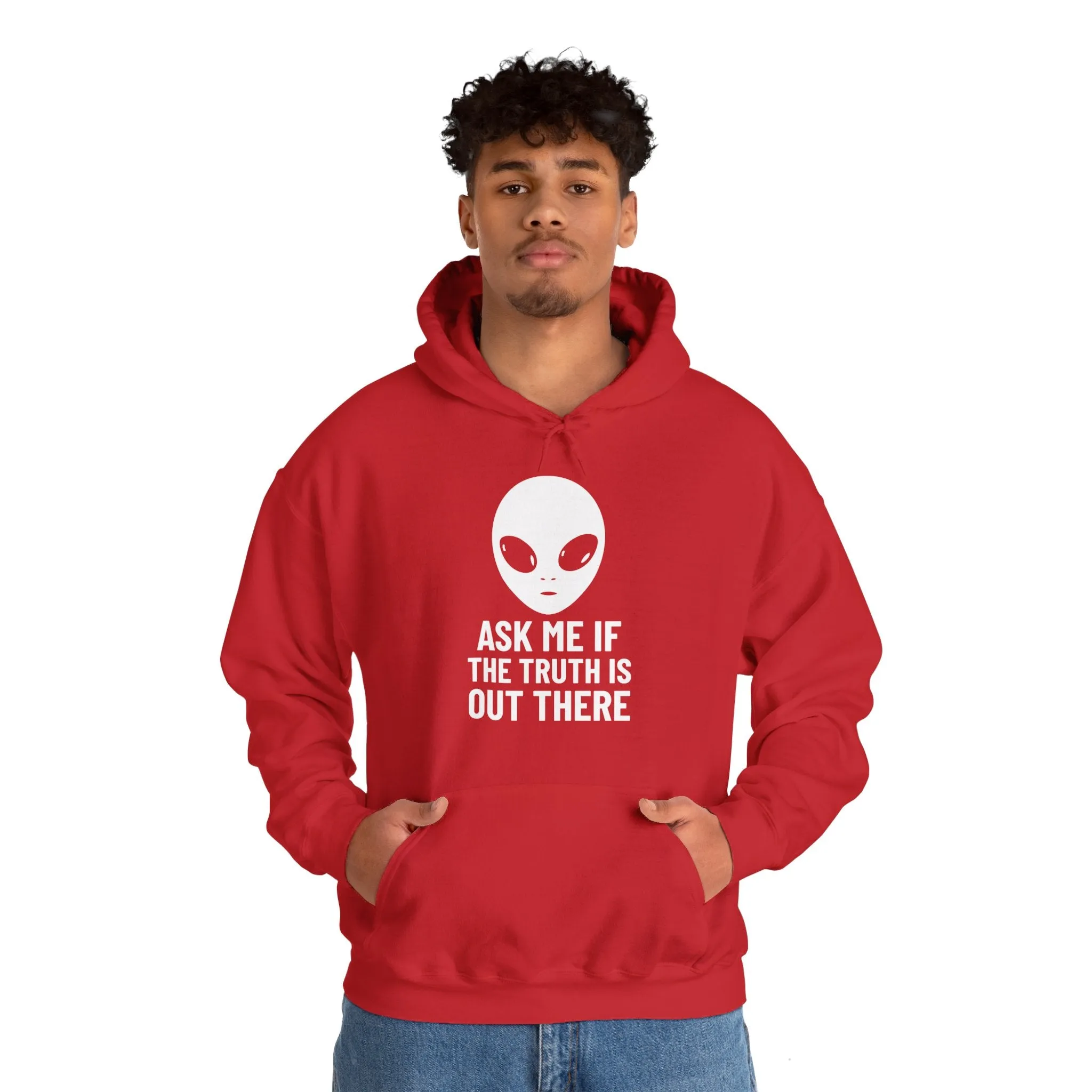 Ask Me If The Truth Is Out There Funny UFO Hoodie