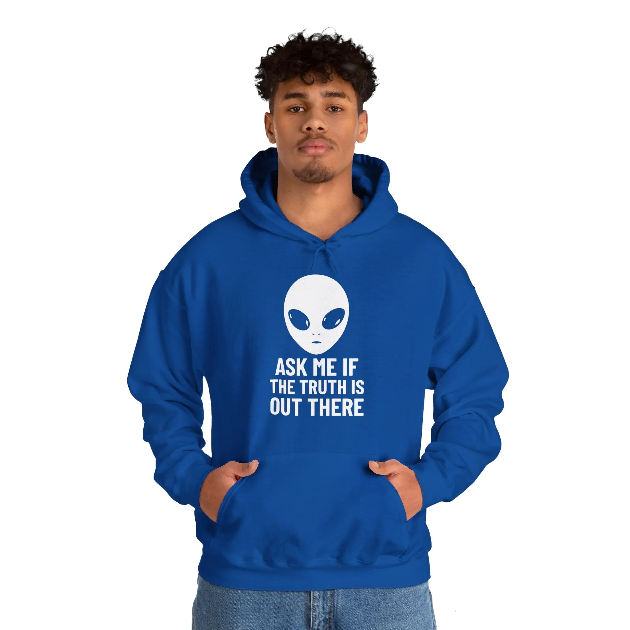 Ask Me If The Truth Is Out There Funny UFO Hoodie