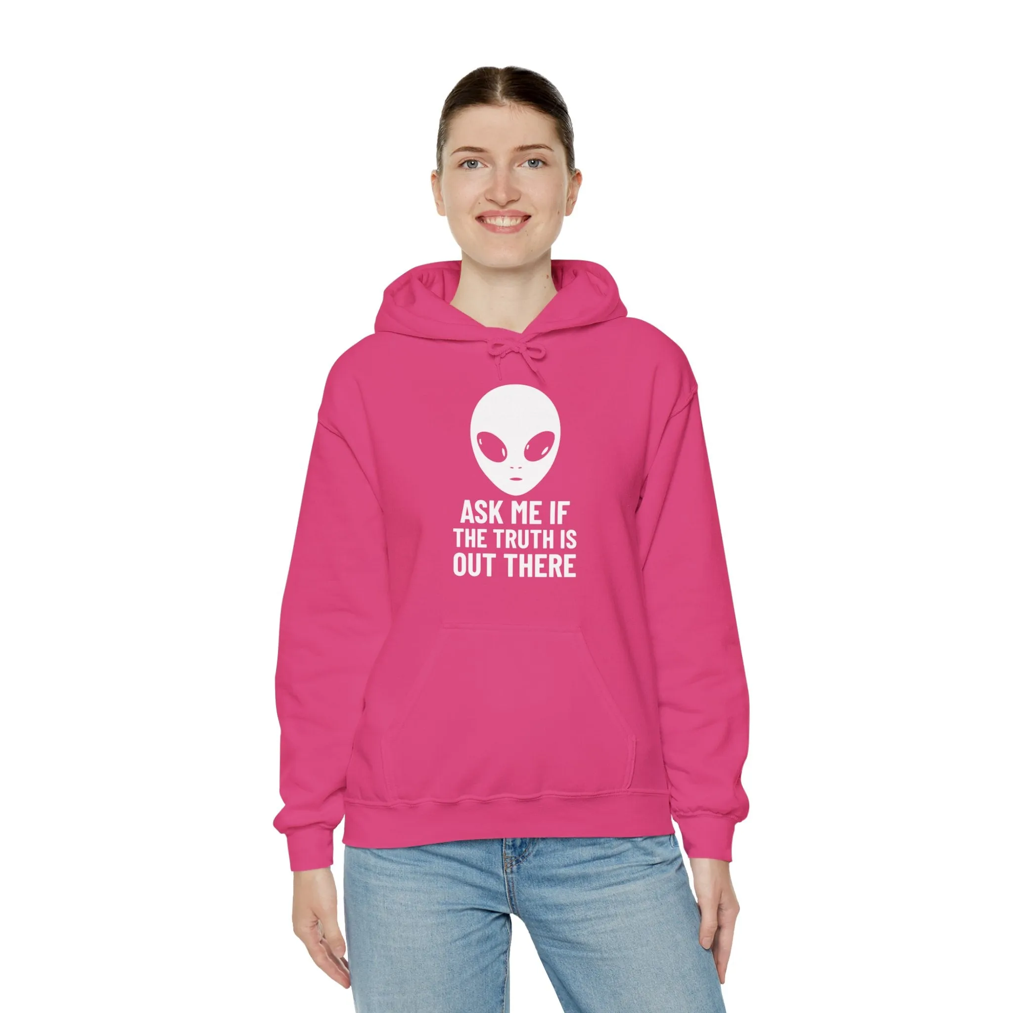 Ask Me If The Truth Is Out There Funny UFO Hoodie