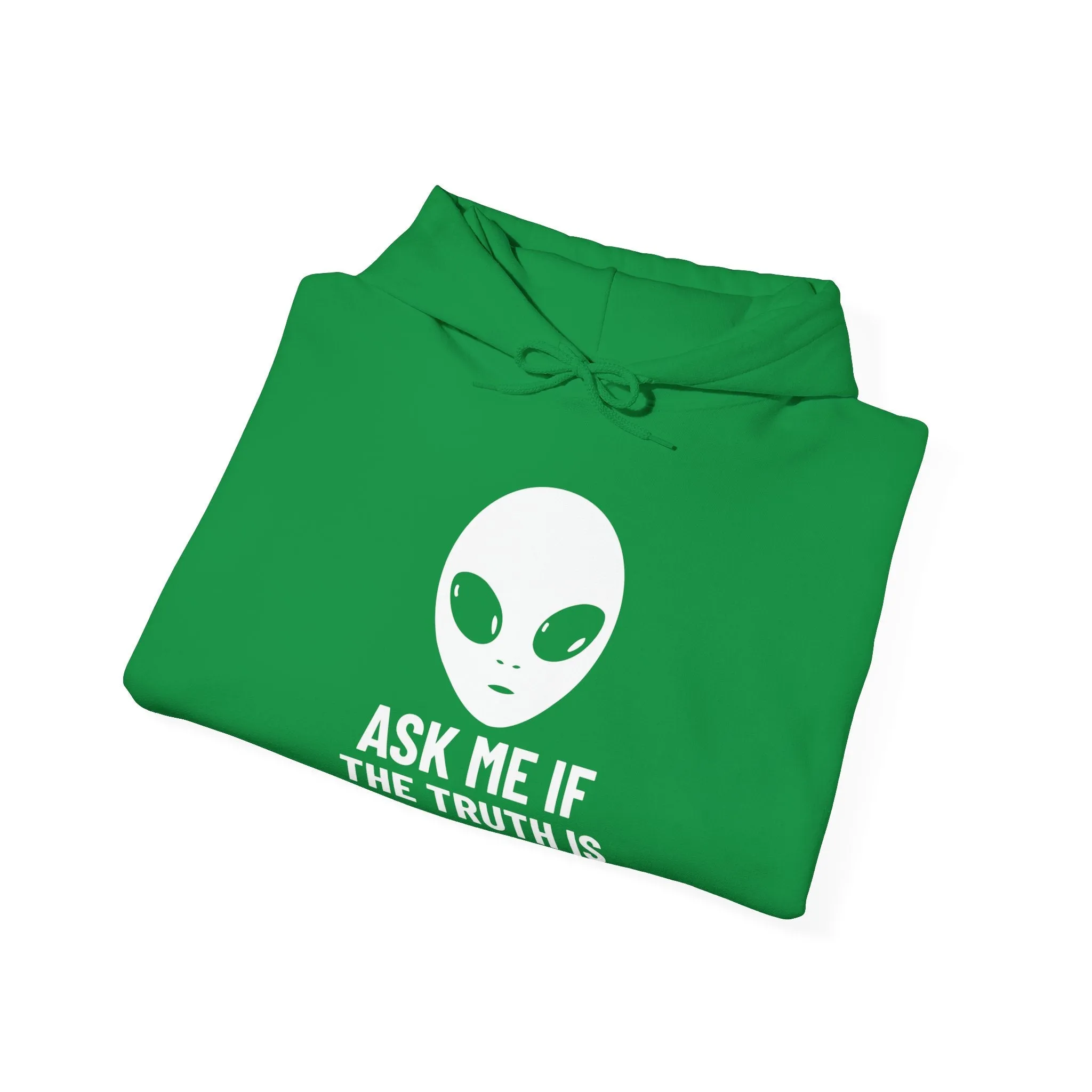 Ask Me If The Truth Is Out There Funny UFO Hoodie