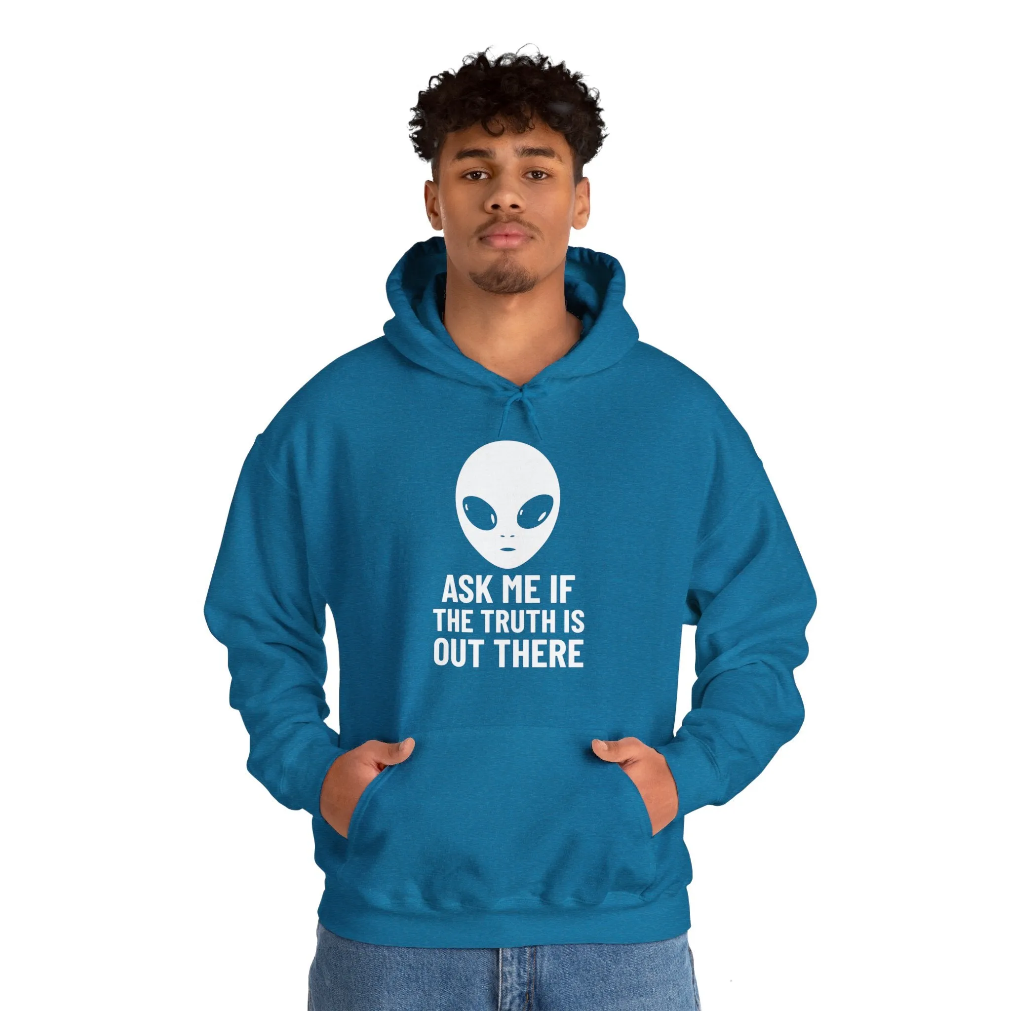 Ask Me If The Truth Is Out There Funny UFO Hoodie