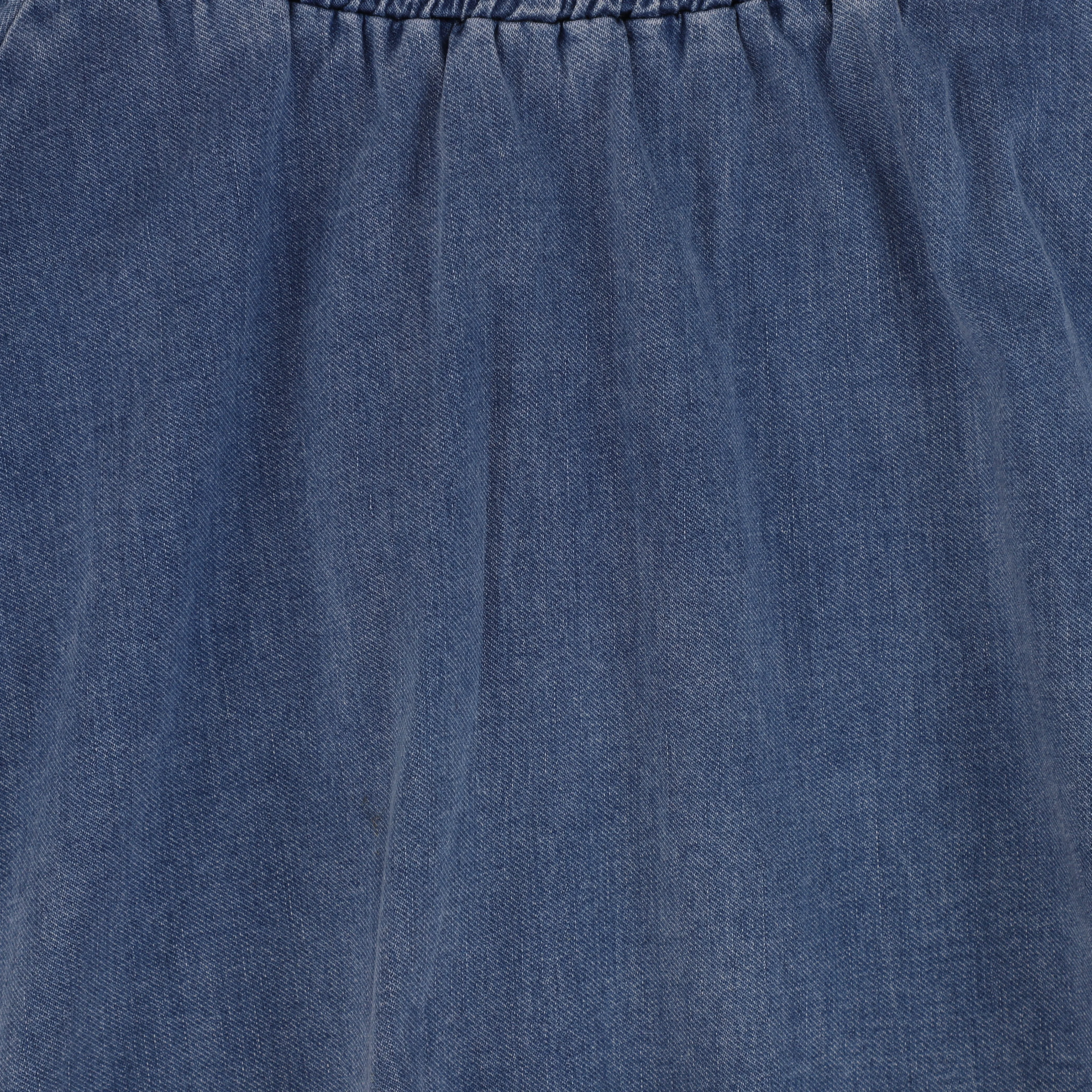 BAMBOO DARK DENIM WAISTED SKIRT [FINAL SALE]