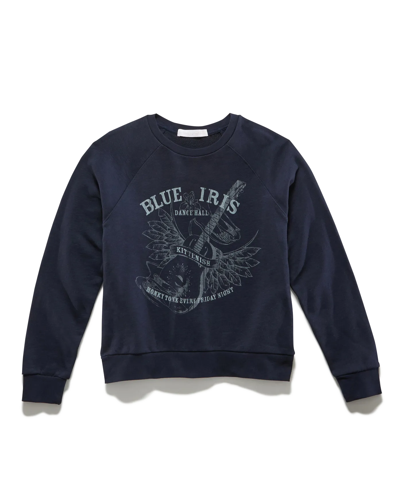 BLUE IRIS CREWNECK SWEATSHIRT