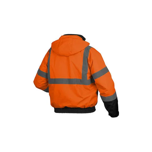 BOMBER JACKET - ORANGE - MEDIUM