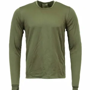 British Army Men’s Green Fleece Base Layer Thermal Top