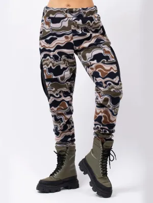 Cargo Sherpa Curve Camo Pants