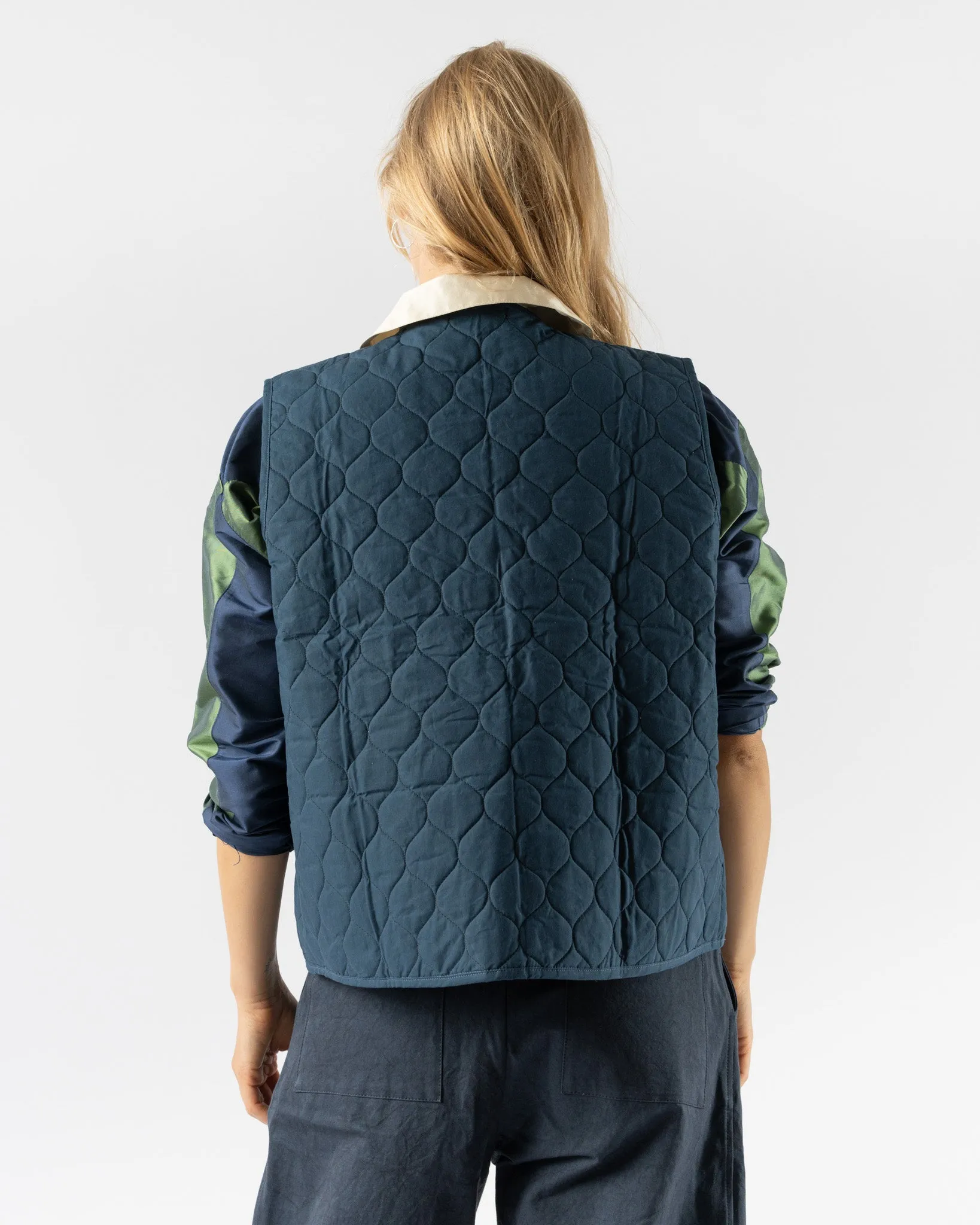 Cawley Imogen Vest in Weathered Marine