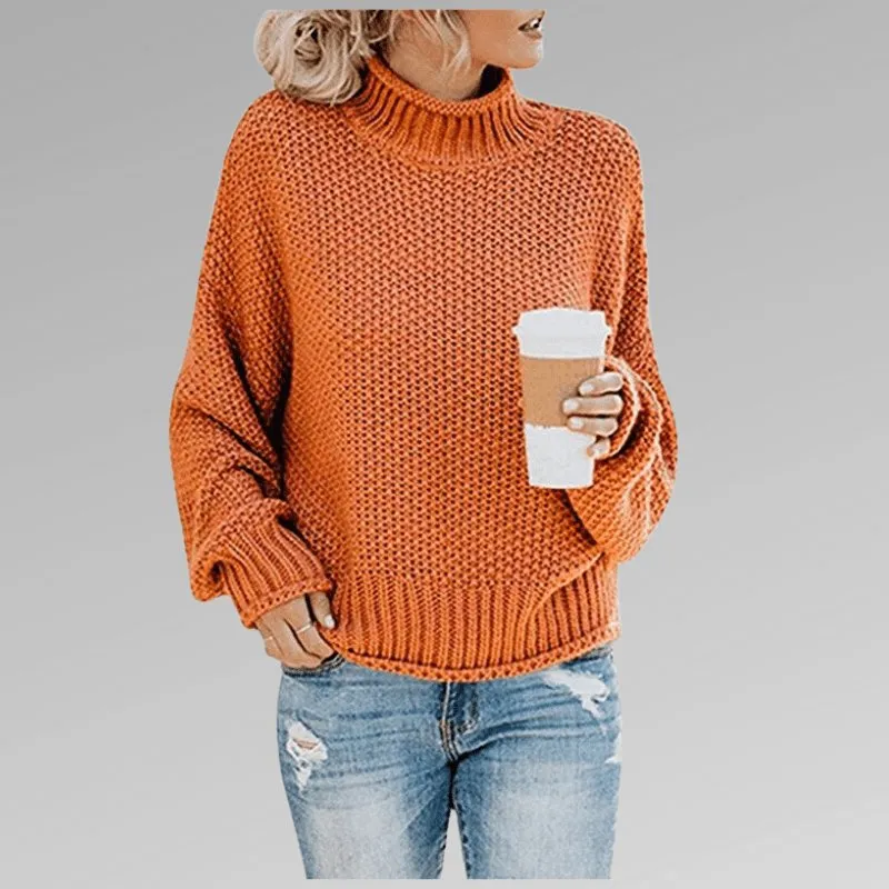 Chunky Knit Turtleneck Sweater