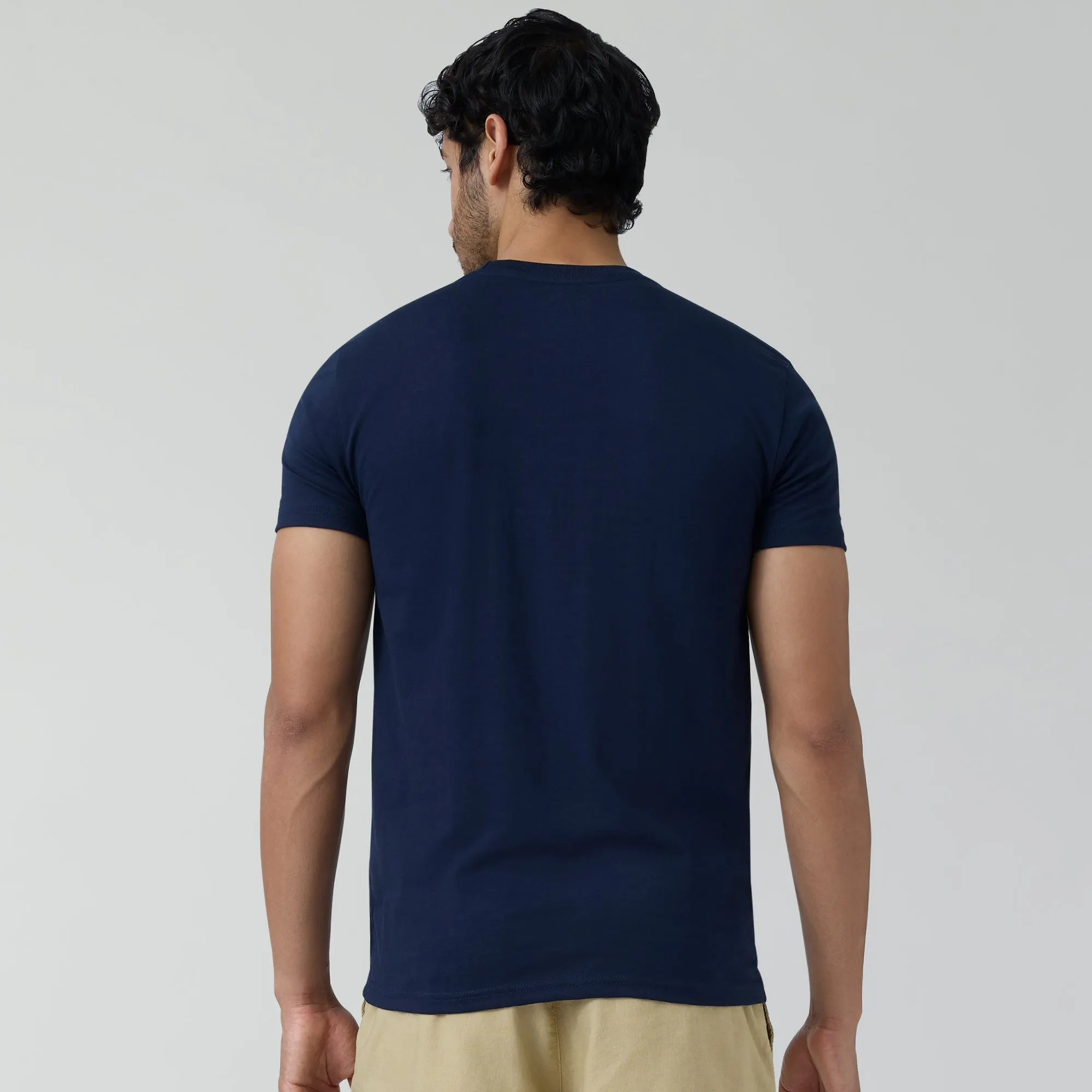 Code Cotton Rich T-shirts Midnight Blue