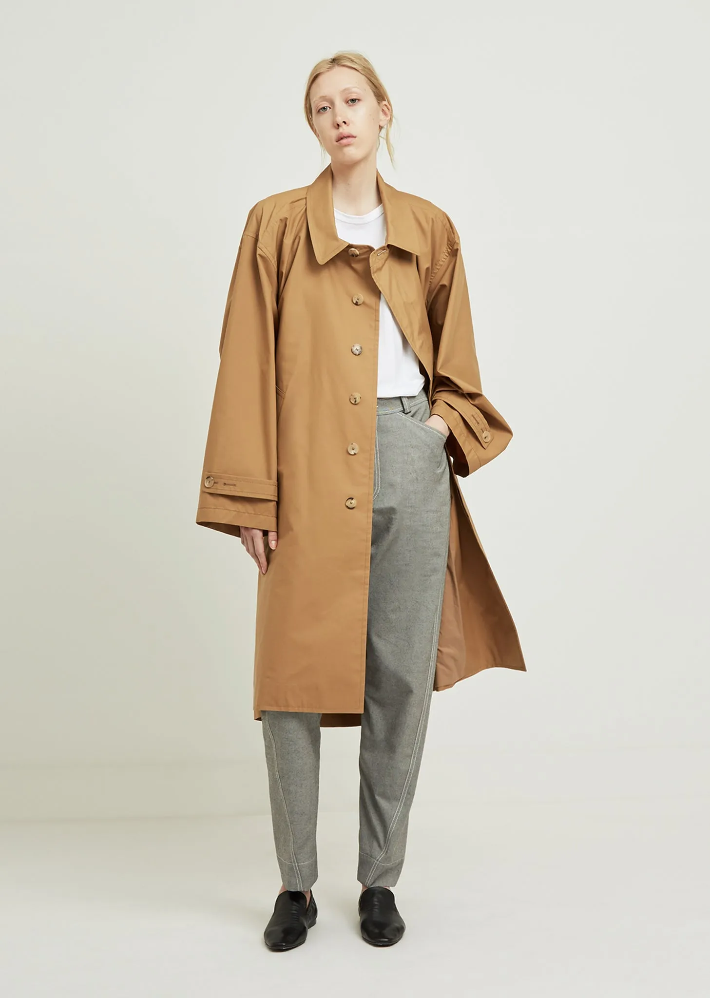 Cody Cotton Blend Trench Coat