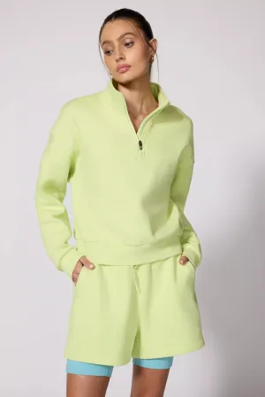 Comfort Fleece 1/4 Zip  - Shadow Lime