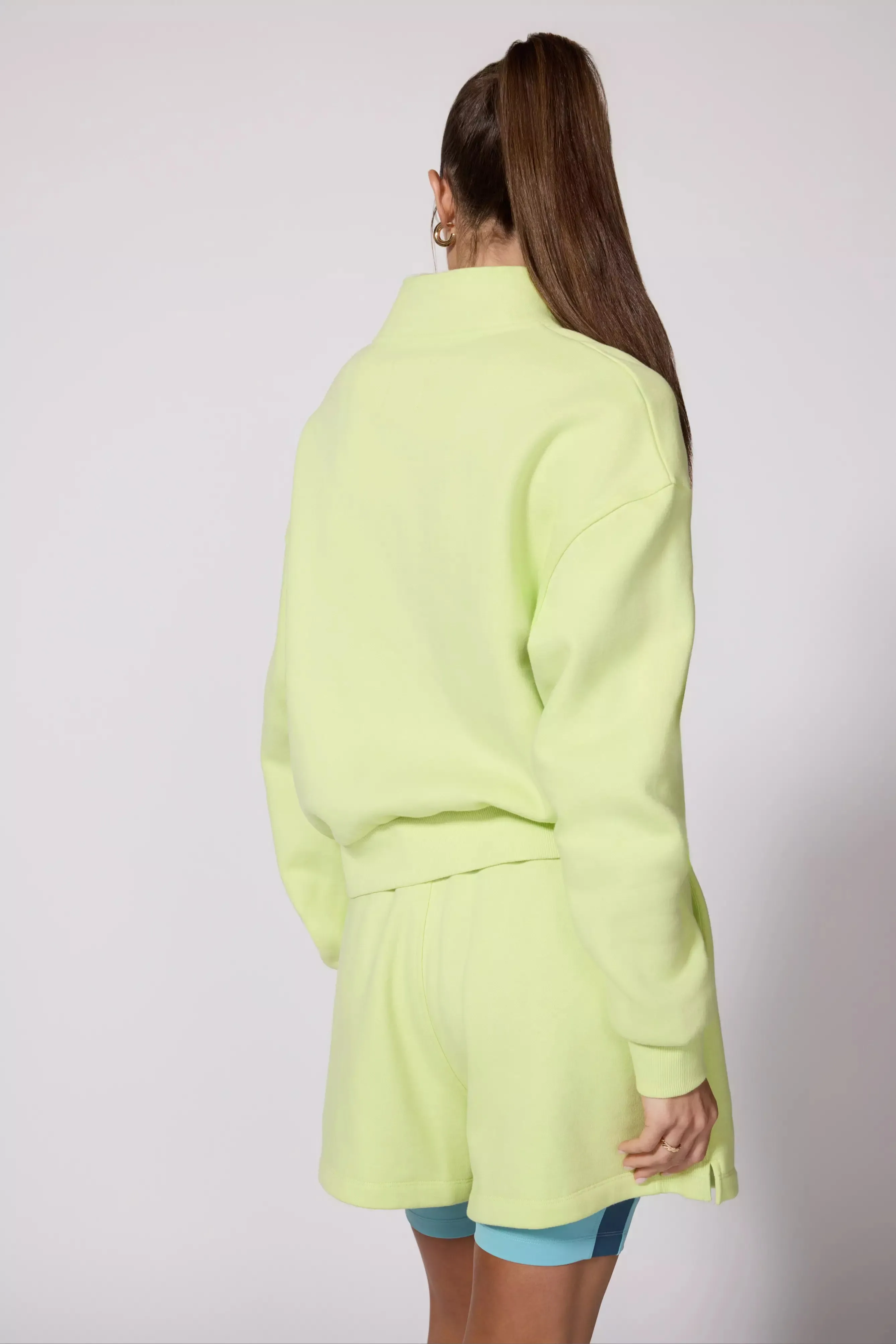 Comfort Fleece 1/4 Zip  - Shadow Lime