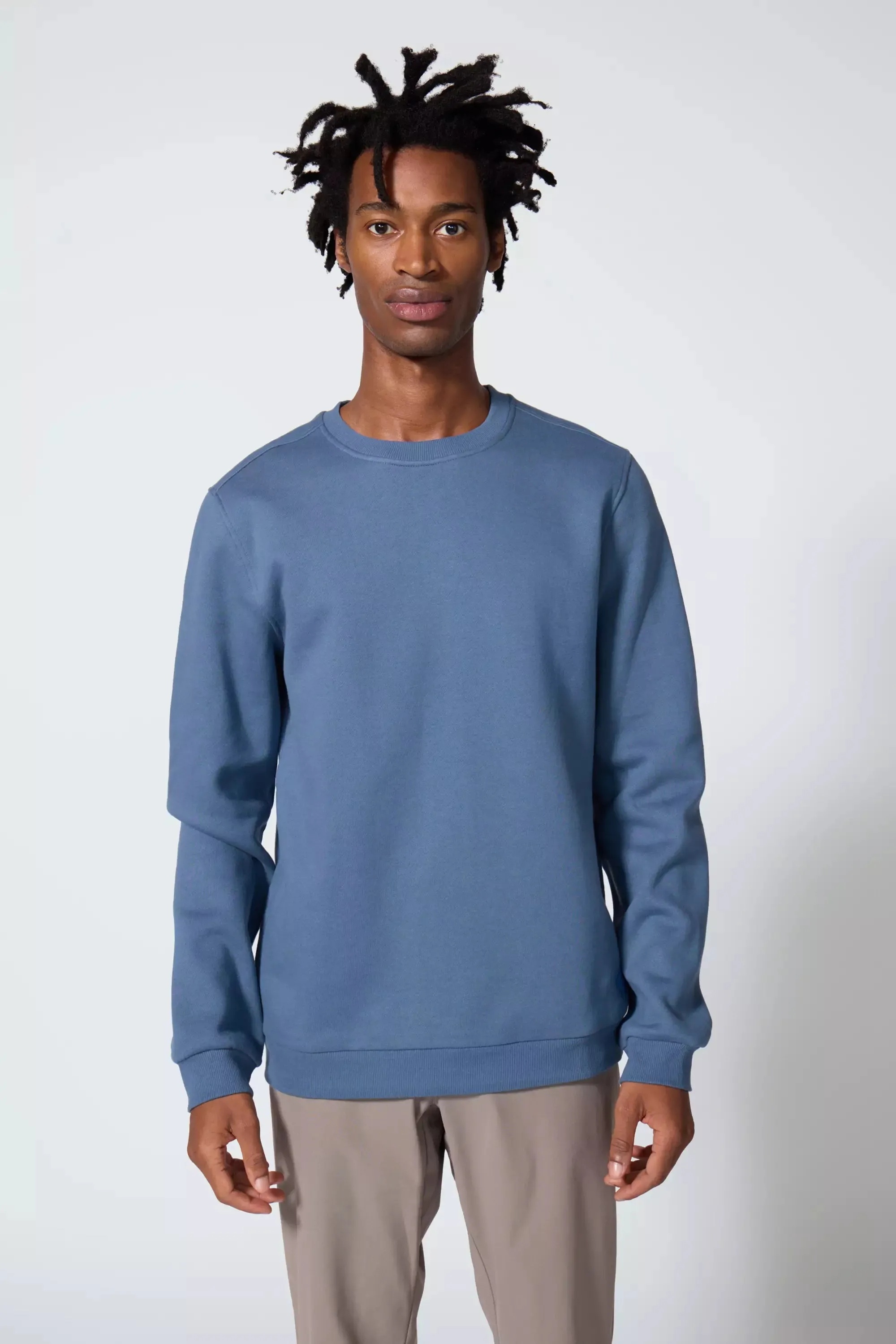 Comfort Men's Fleece Sweatshirt - Petrol Blue