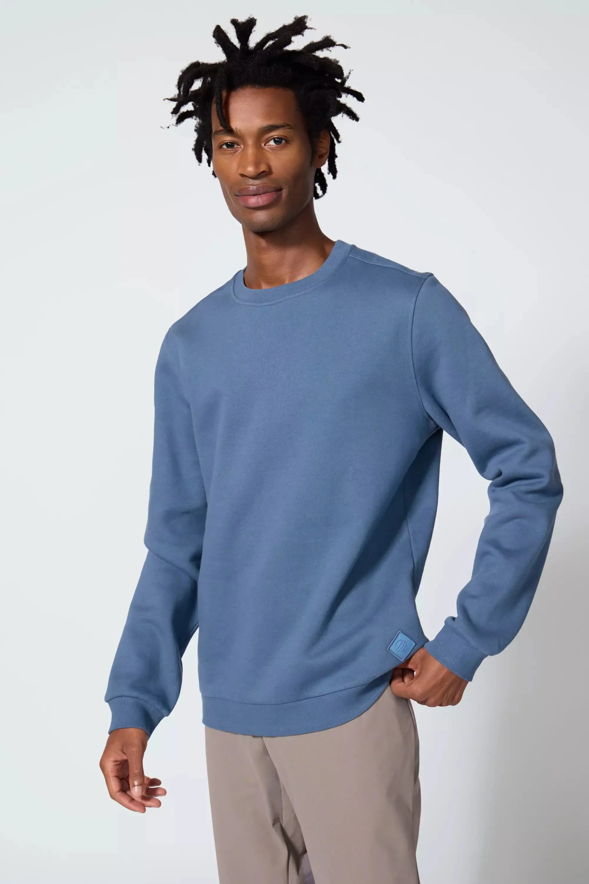 Comfort Men's Fleece Sweatshirt - Petrol Blue