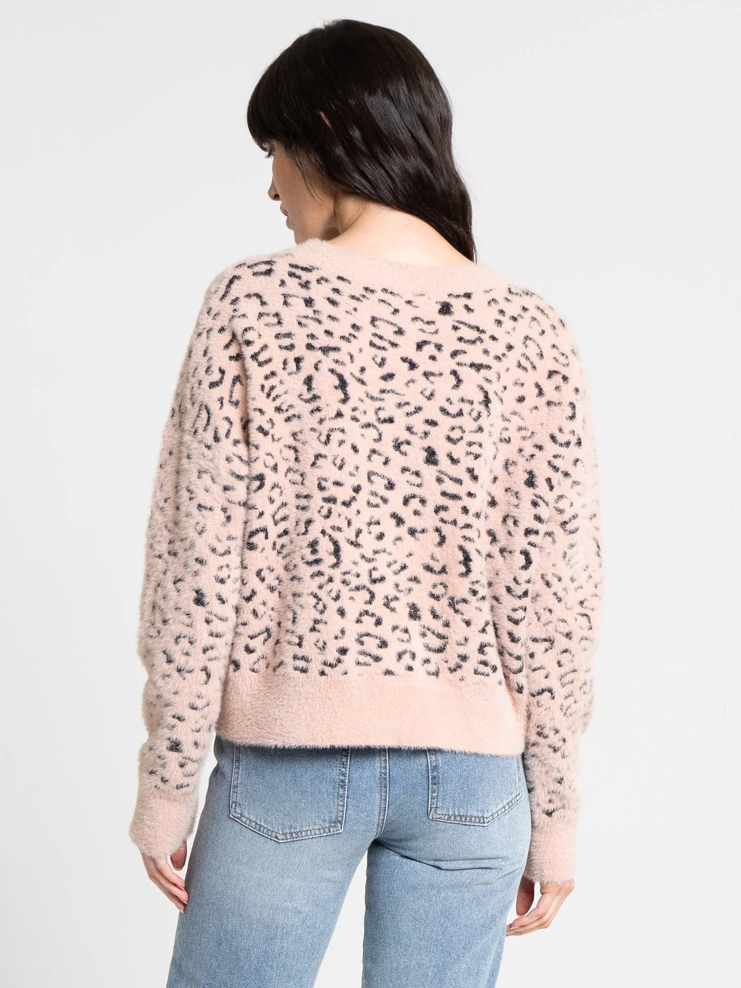 Dee Elly Long-Sleeve Leopard Sweater - Brands We Love