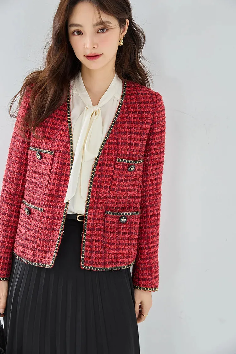 Elegant Tweed Coat