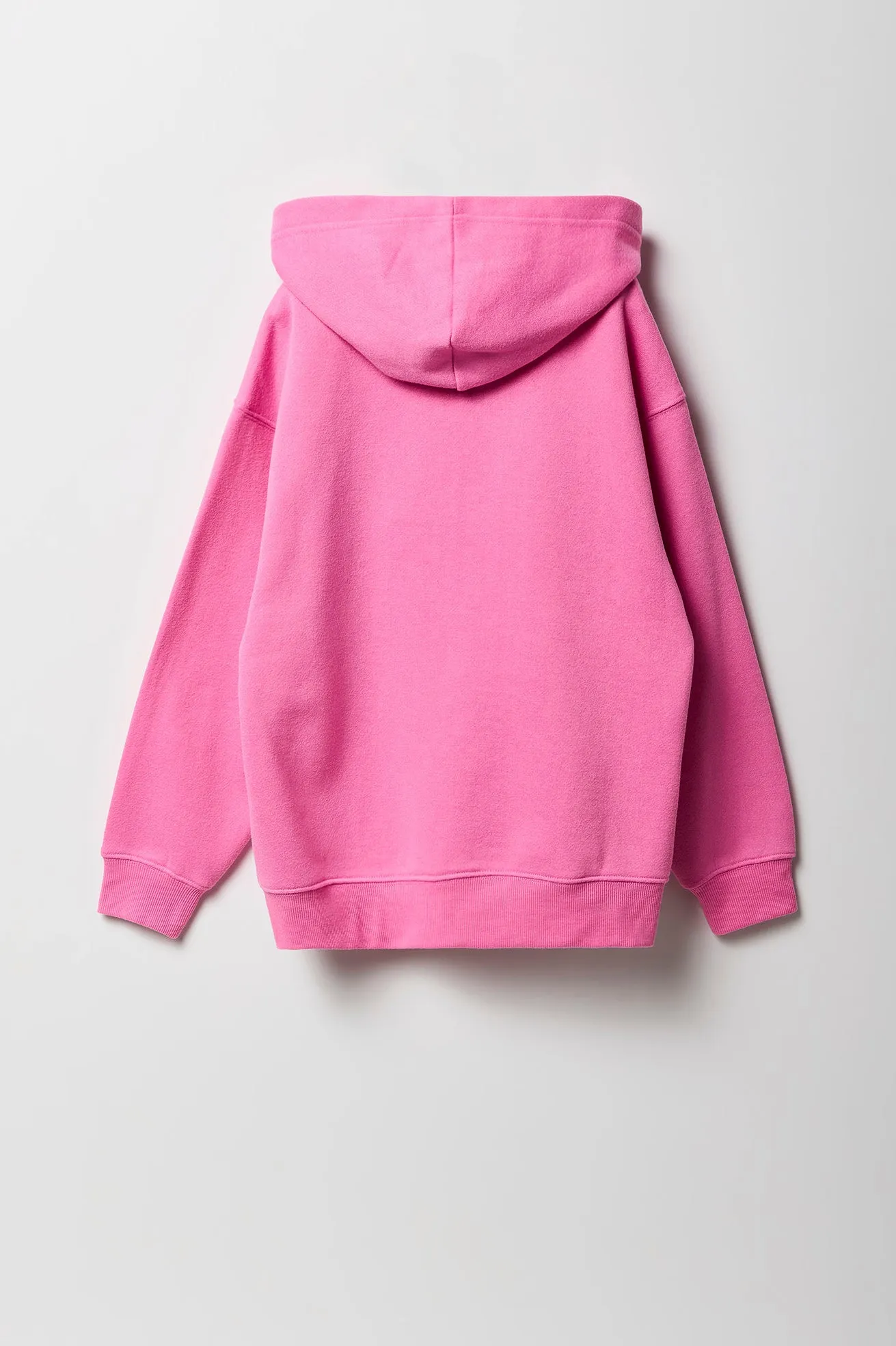 Girls City Graphic Zip-Up Fleece Hoodie