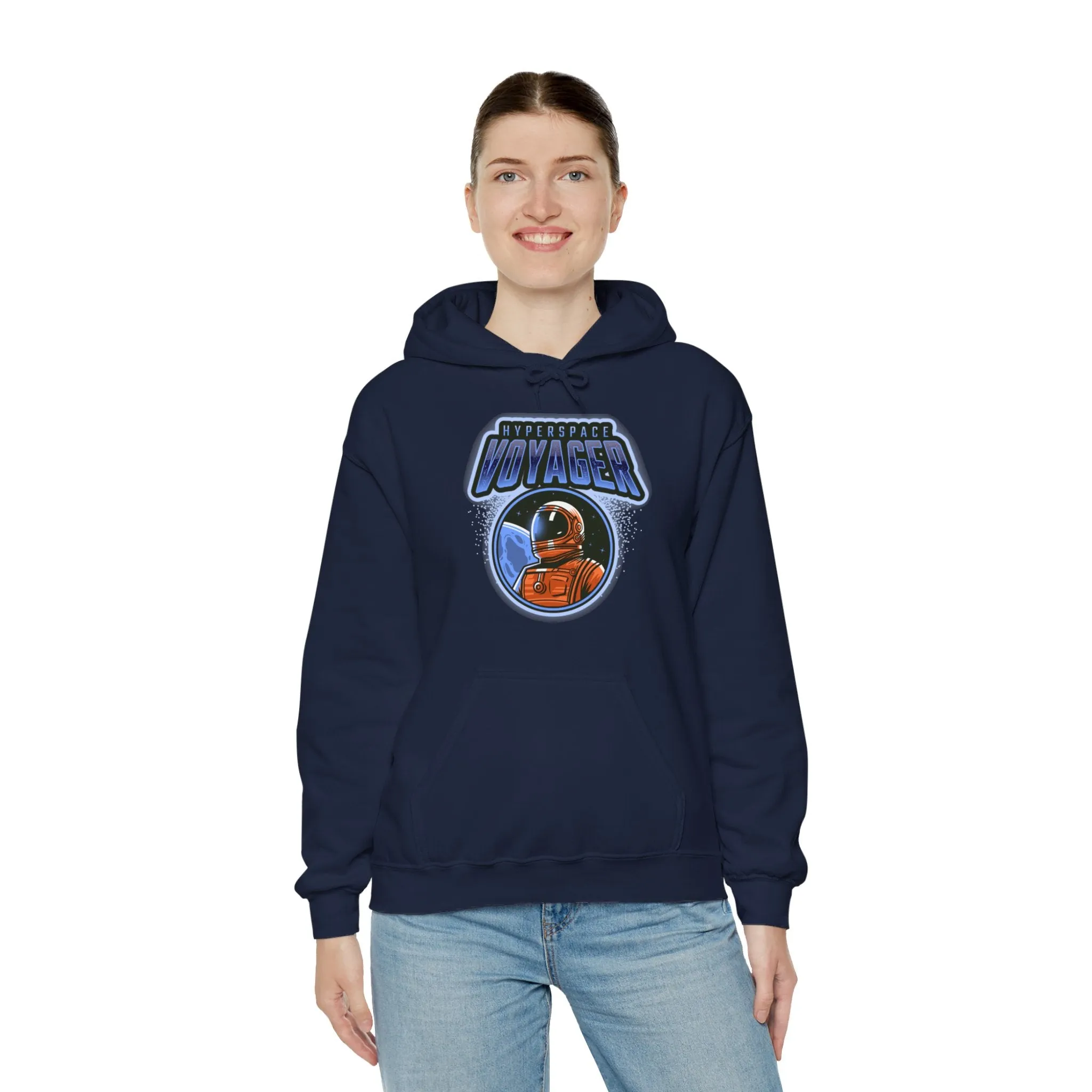 Hyperspace Voyager Astronaut Sci-Fi Hoodie