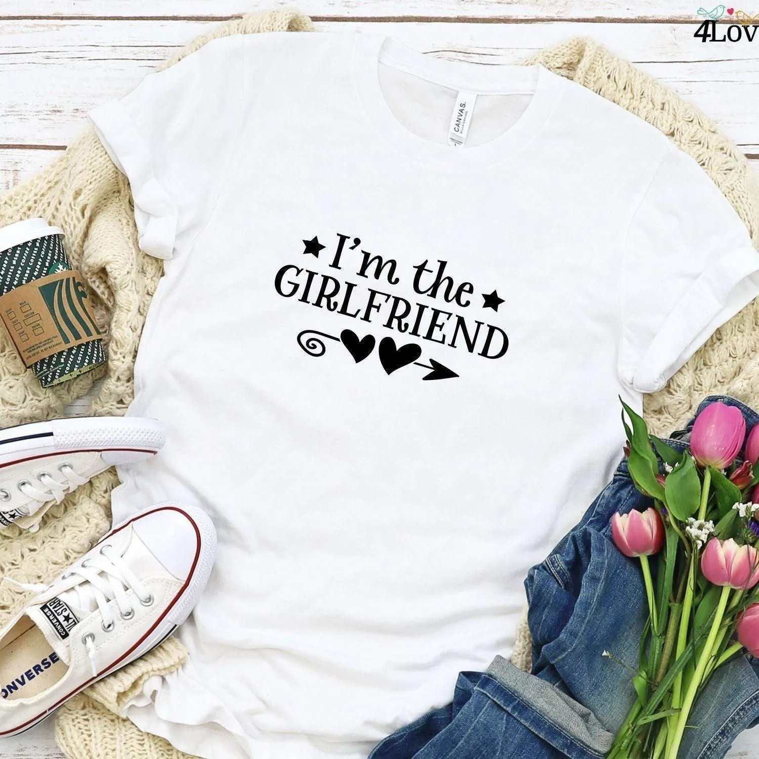 I'm The Boyfriend/Girlfriend Matching Outfits for Couples: Lovey-Dovey Gift Idea