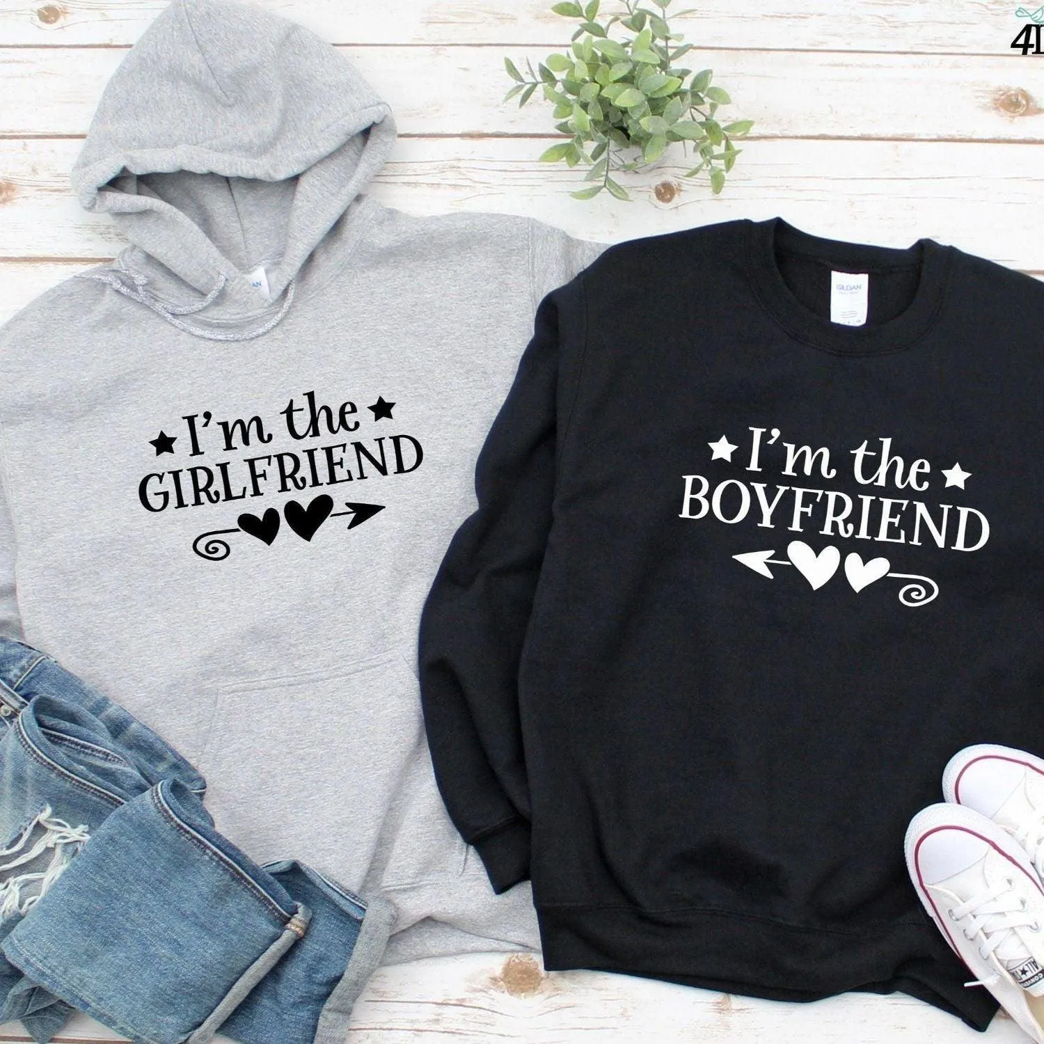 I'm The Boyfriend/Girlfriend Matching Outfits for Couples: Lovey-Dovey Gift Idea