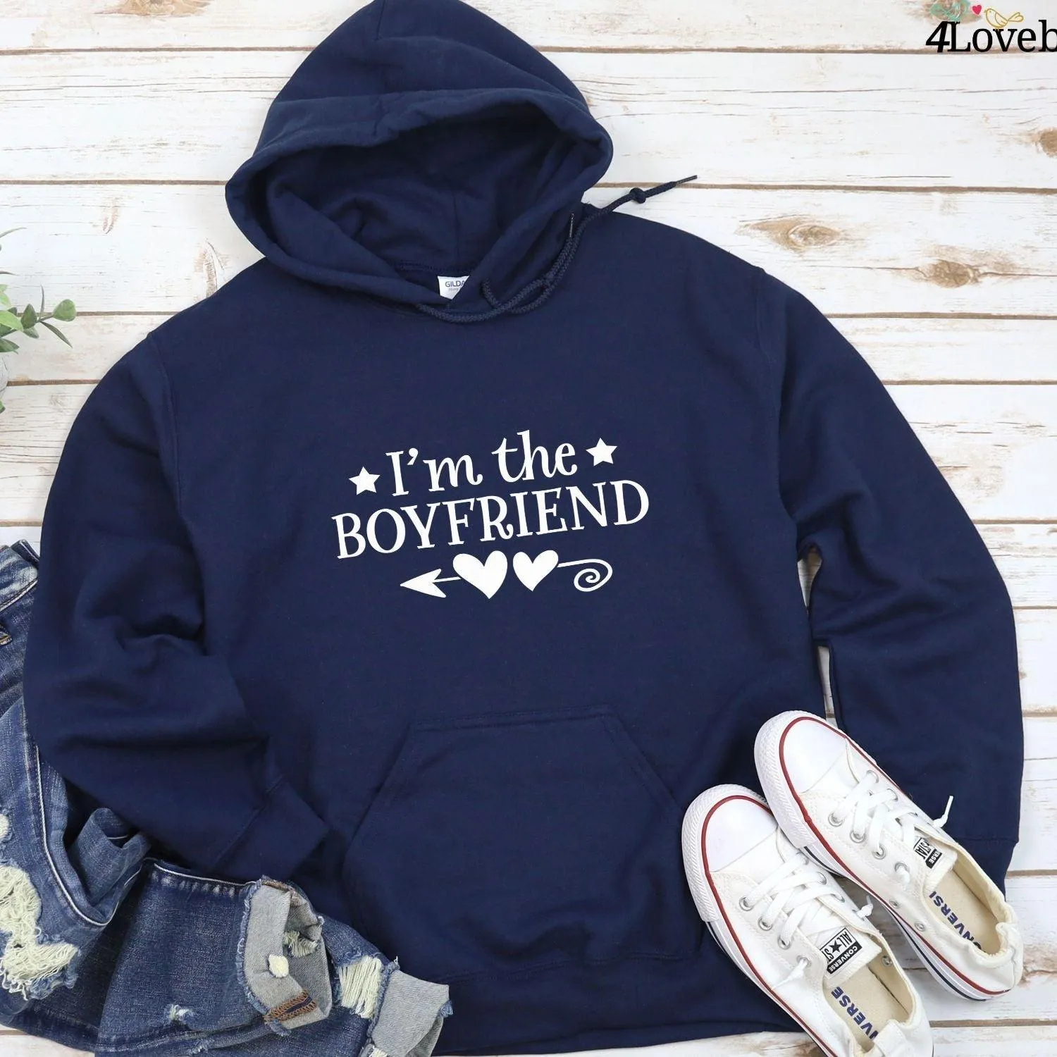 I'm The Boyfriend/Girlfriend Matching Outfits for Couples: Lovey-Dovey Gift Idea