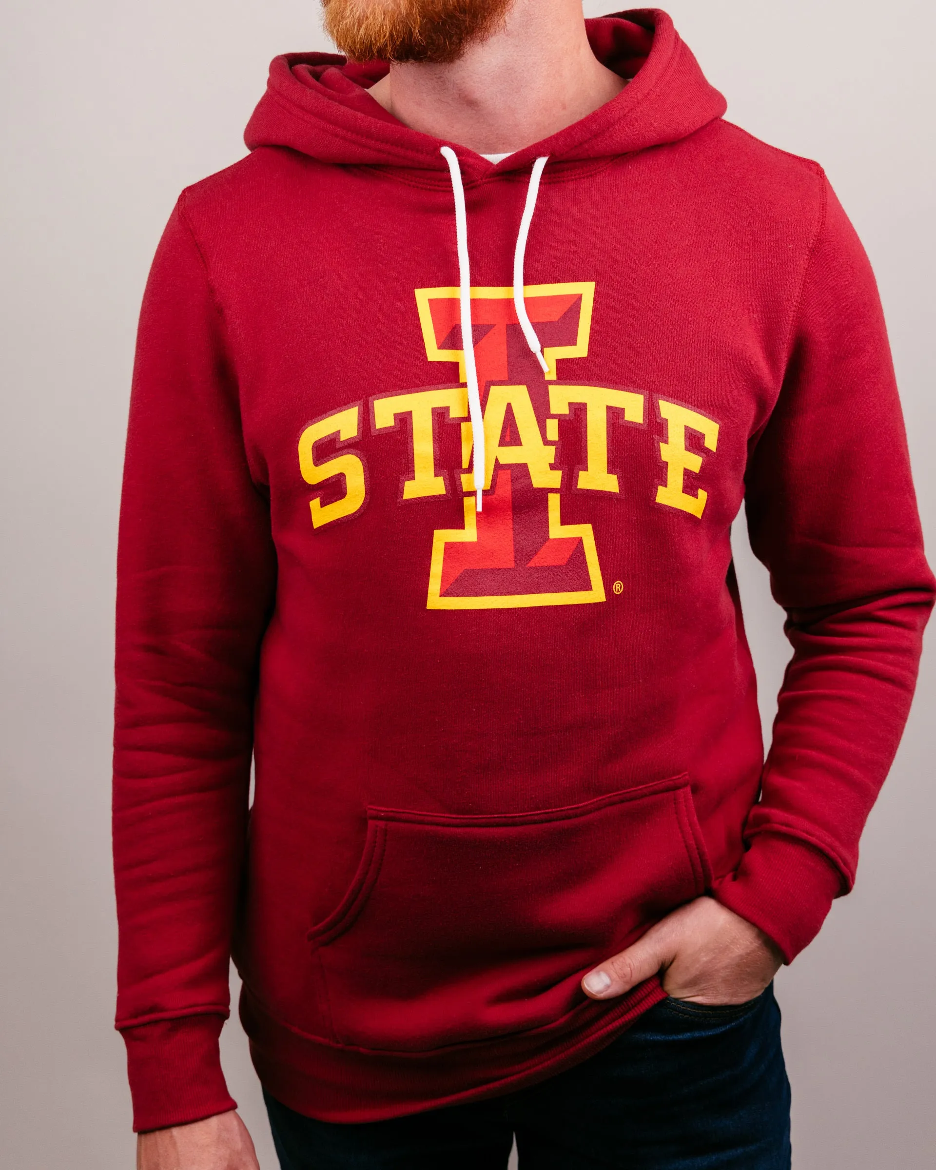 ISU Cyclones Logo Cardinal Hoodie