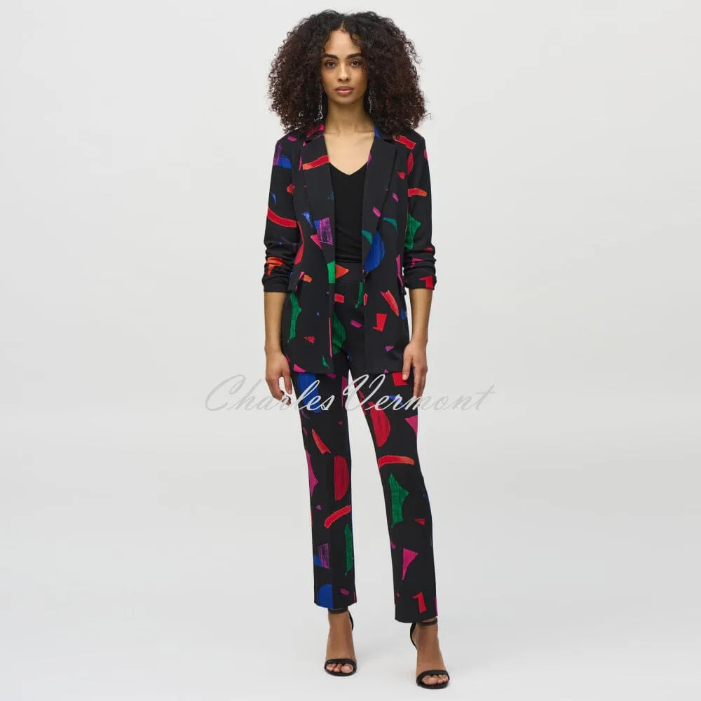 Joseph Ribkoff Abstract Print Blazer Jacket - Style 244231