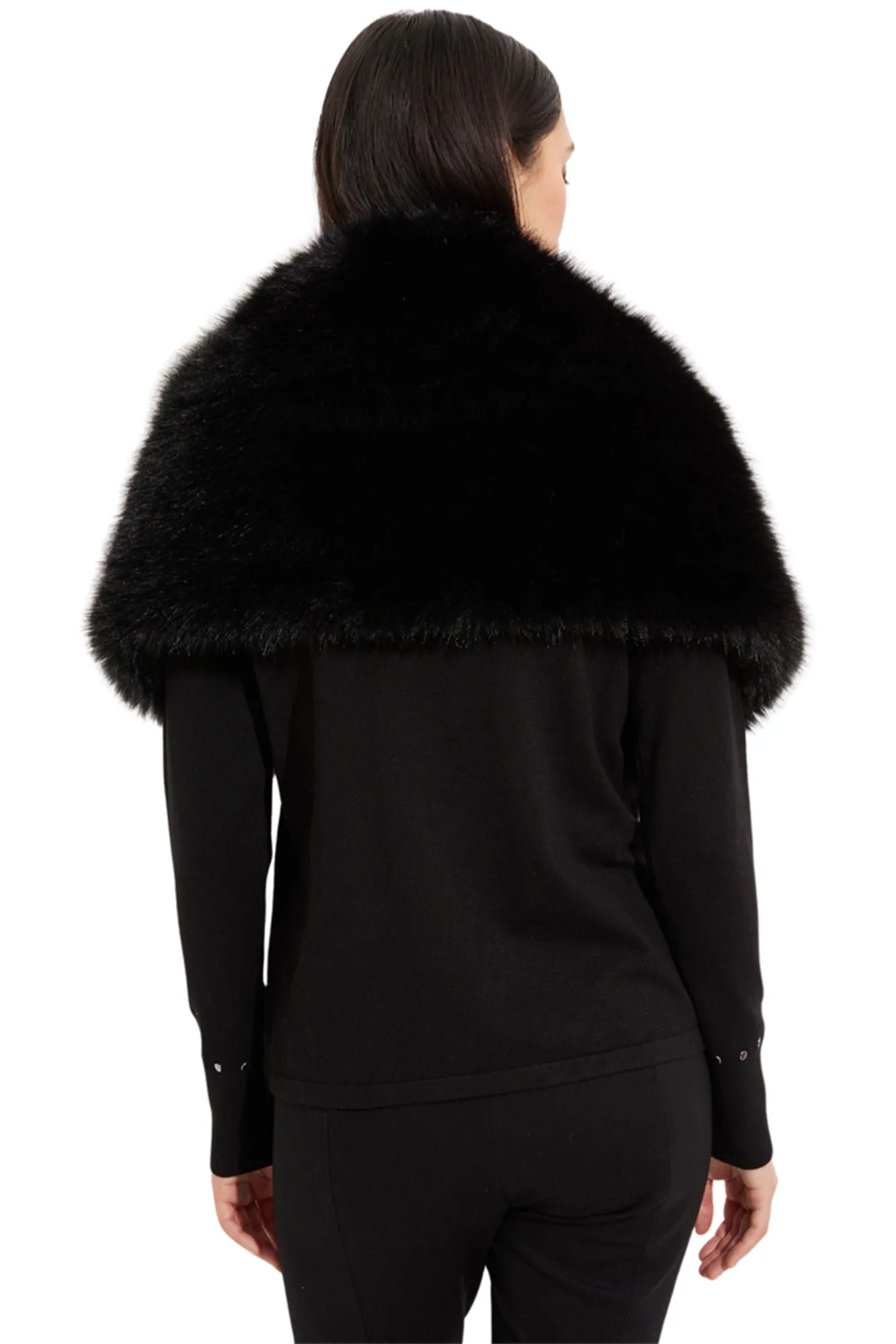 Joseph Ribkoff- Faux Fur Cover-Up