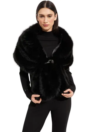 Joseph Ribkoff- Faux Fur Cover-Up