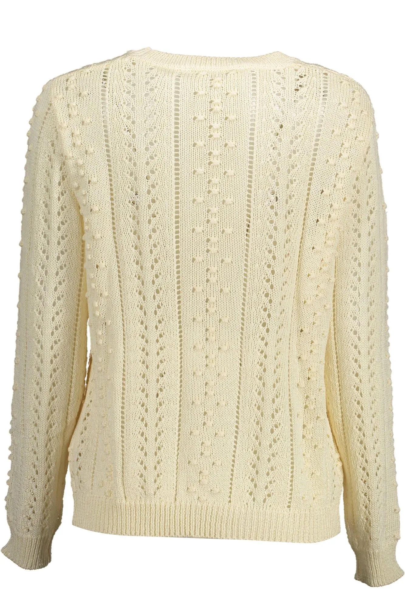 Kocca White Acrylic Women Sweater