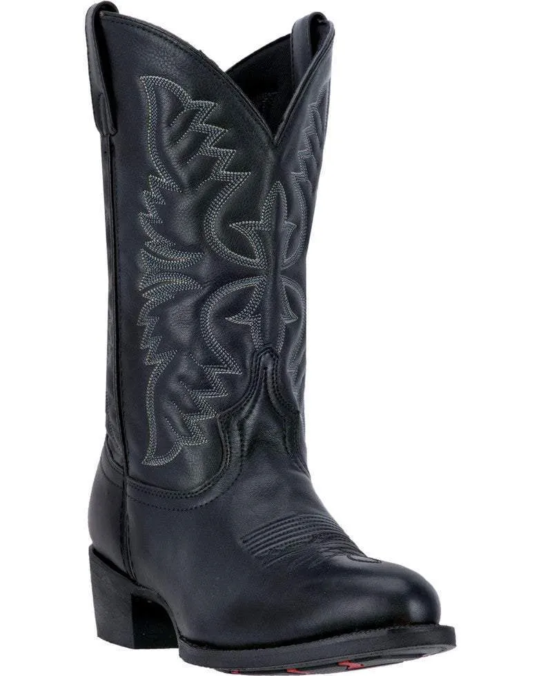 Laredo Mens Embroidered Round Toe Western Boots Style 68450