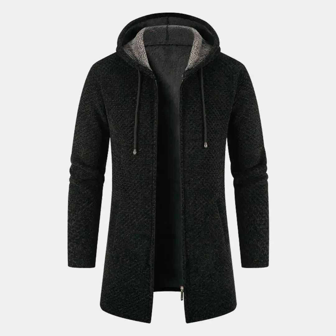 Lugano Knitted Hooded Winter Coat - Cross and Crown