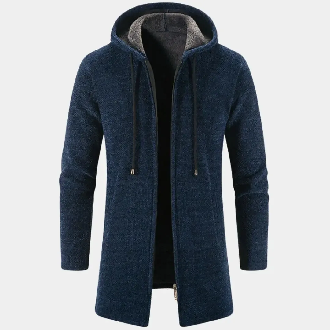 Lugano Knitted Hooded Winter Coat - Cross and Crown