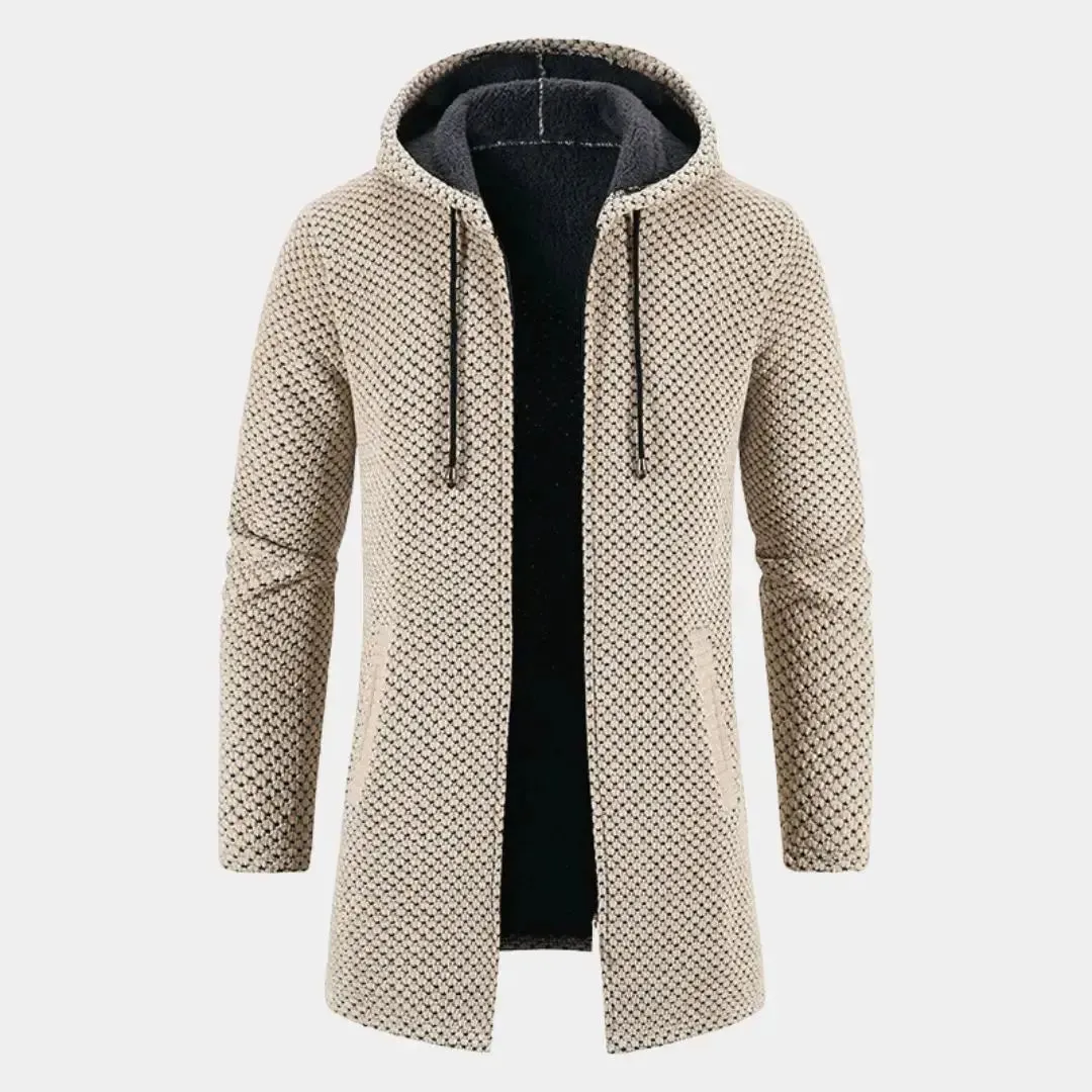 Lugano Knitted Hooded Winter Coat - Cross and Crown