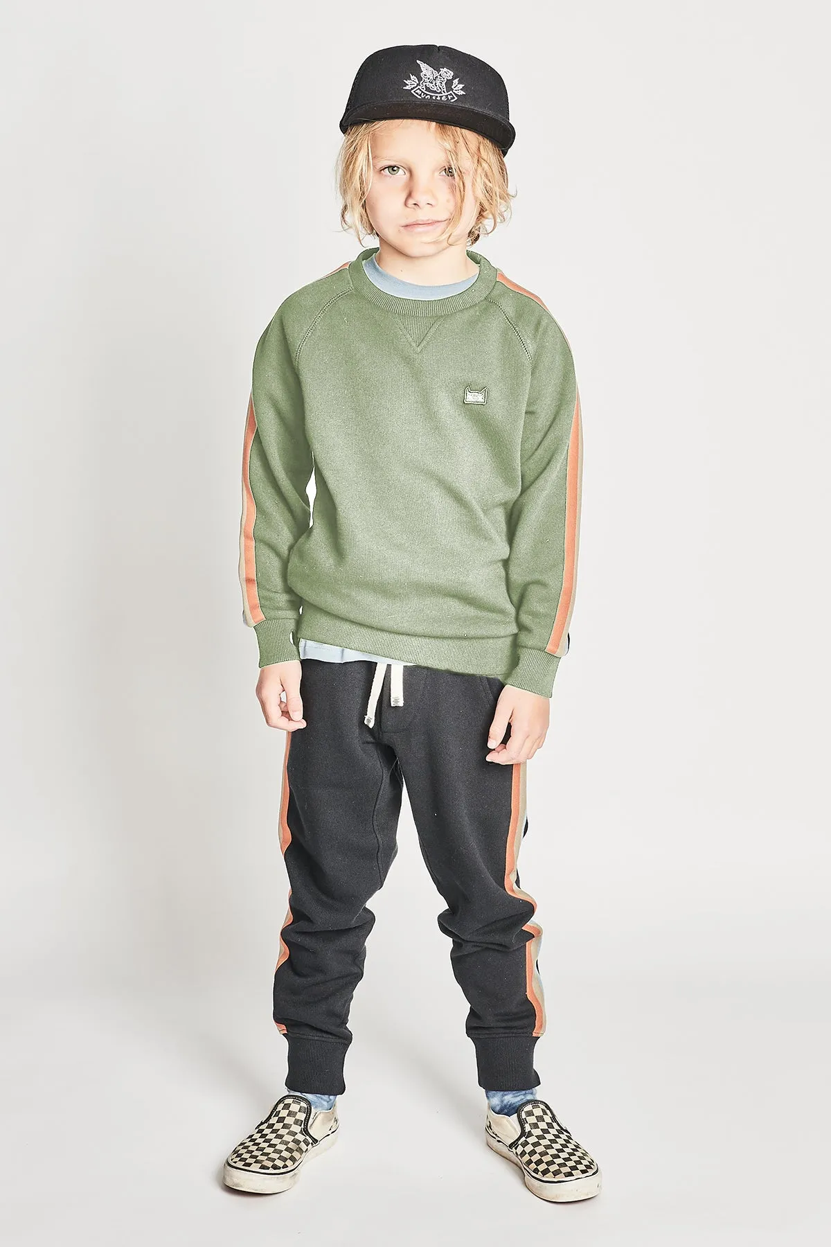 Munster Kids Trackside Kids Sweatshirt - Army