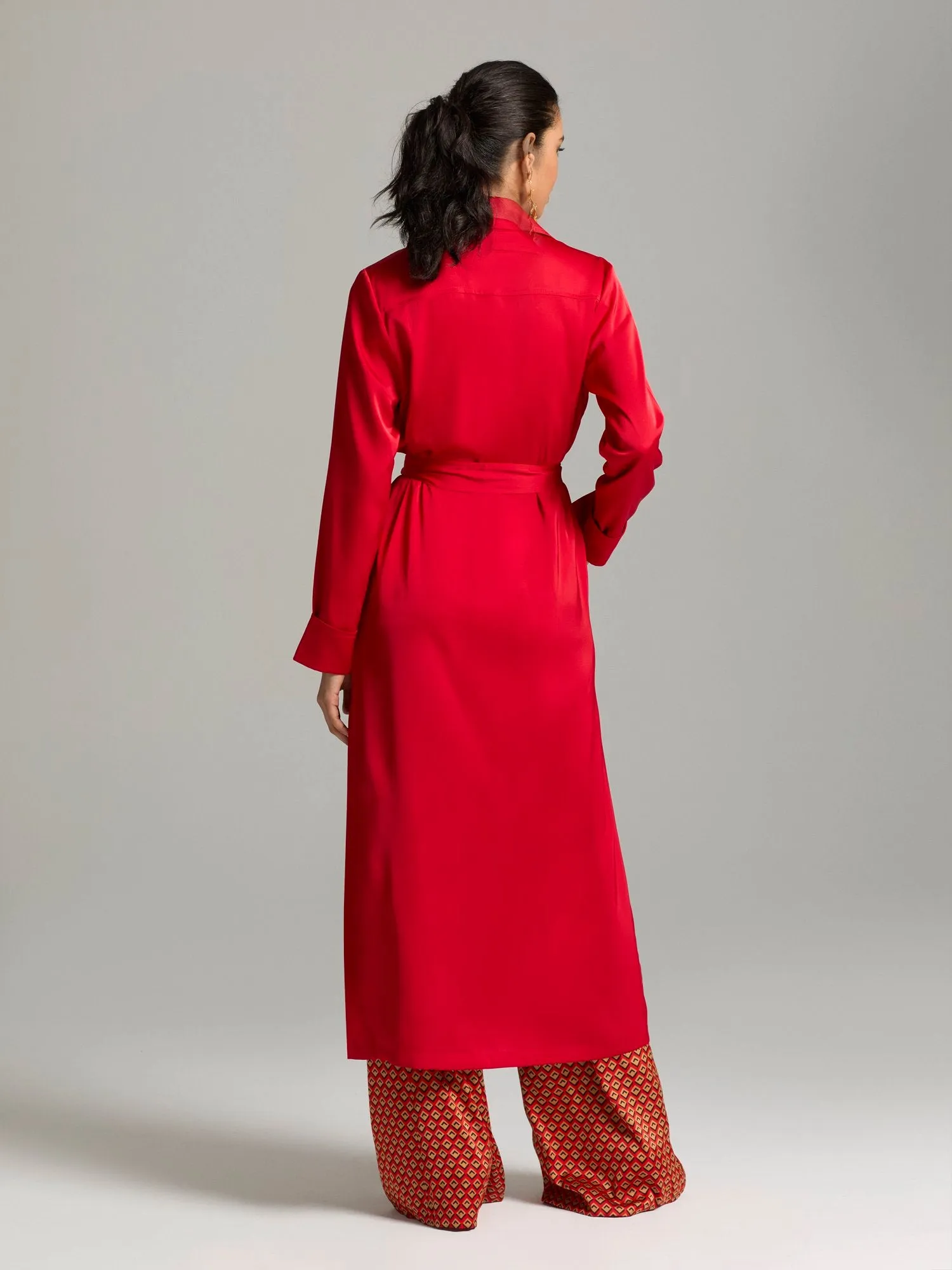 Philana Maxi Trench Coat