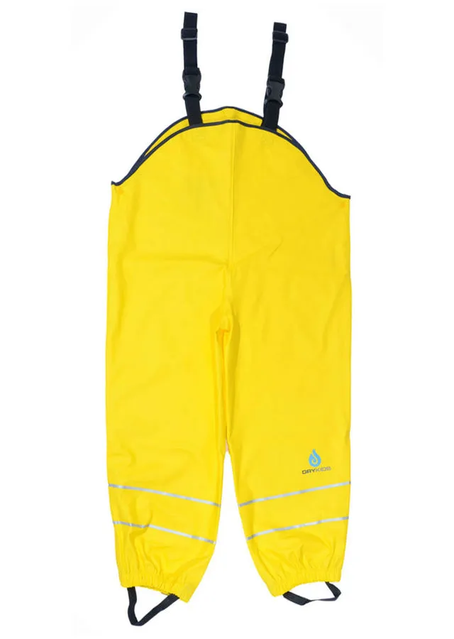 PU Splash Yellow Unlined Dungarees