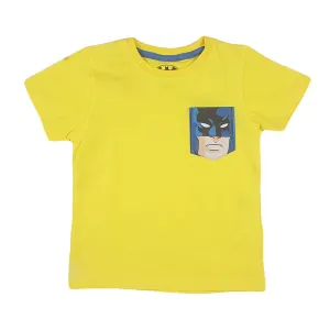 REDTAG Boy's Yellow T-Shirts