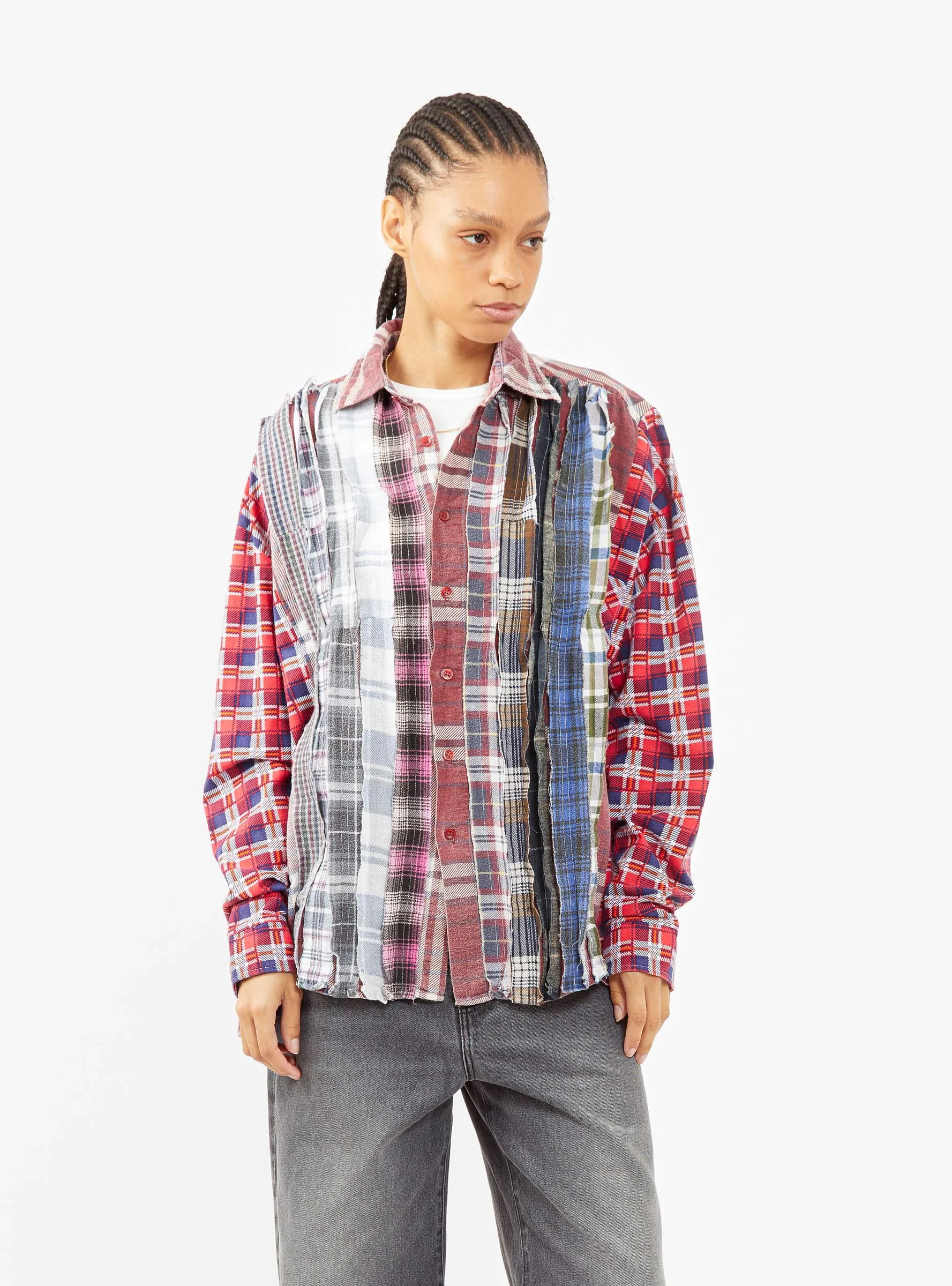 Ribbon Wide Shirt Multi 2