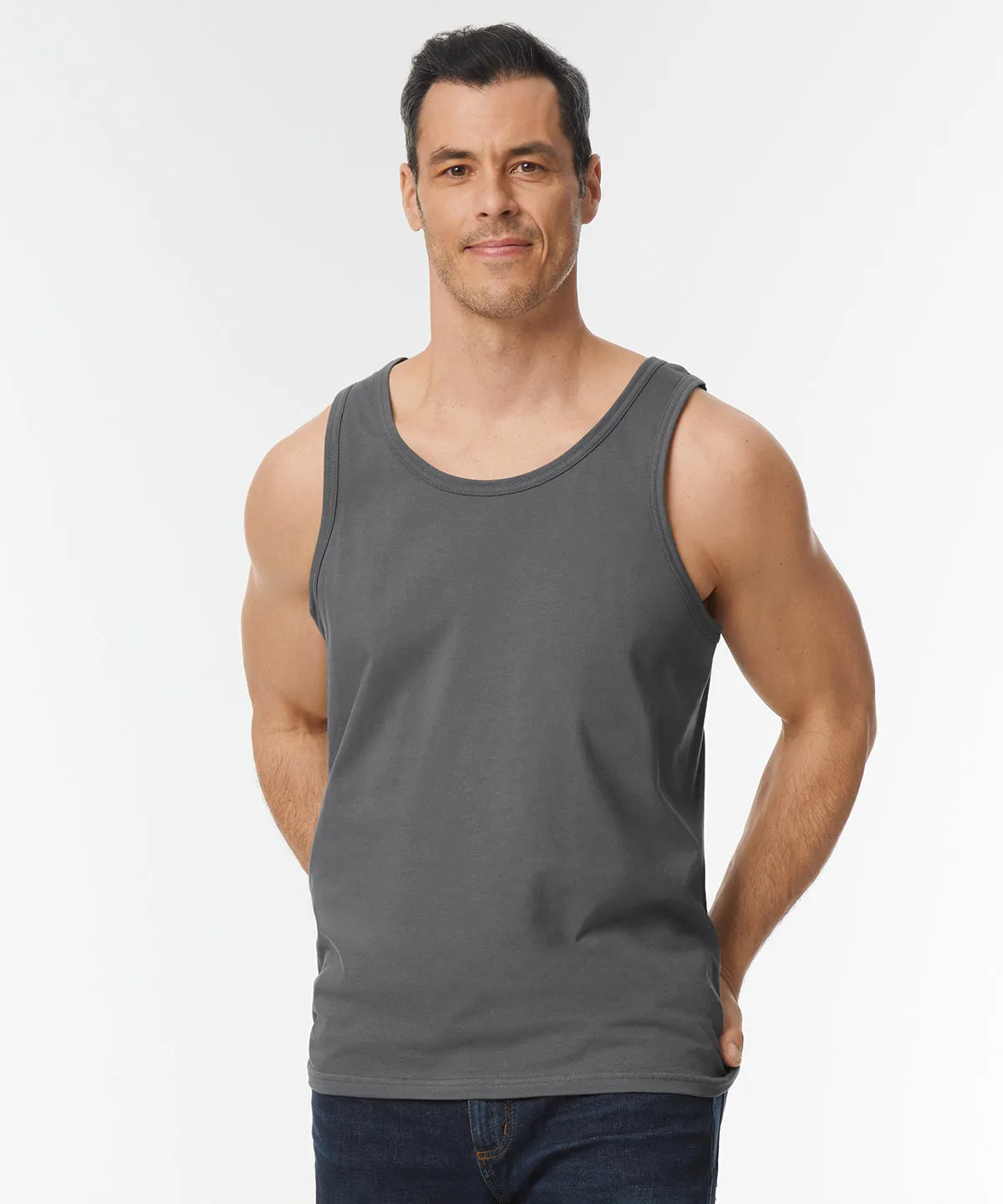 Softstyle adult tank top | Black