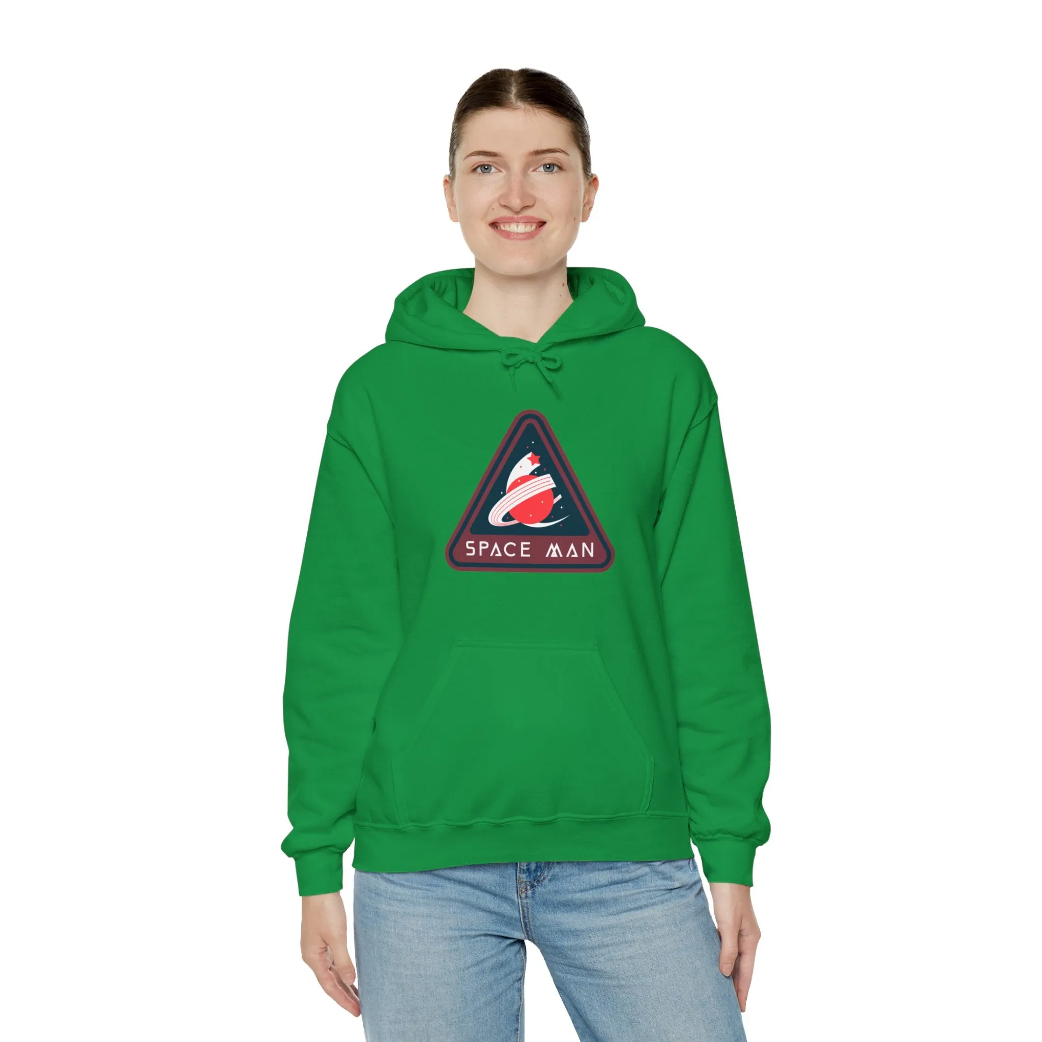 Space Man Retro Sign Sci-Fi Hoodie