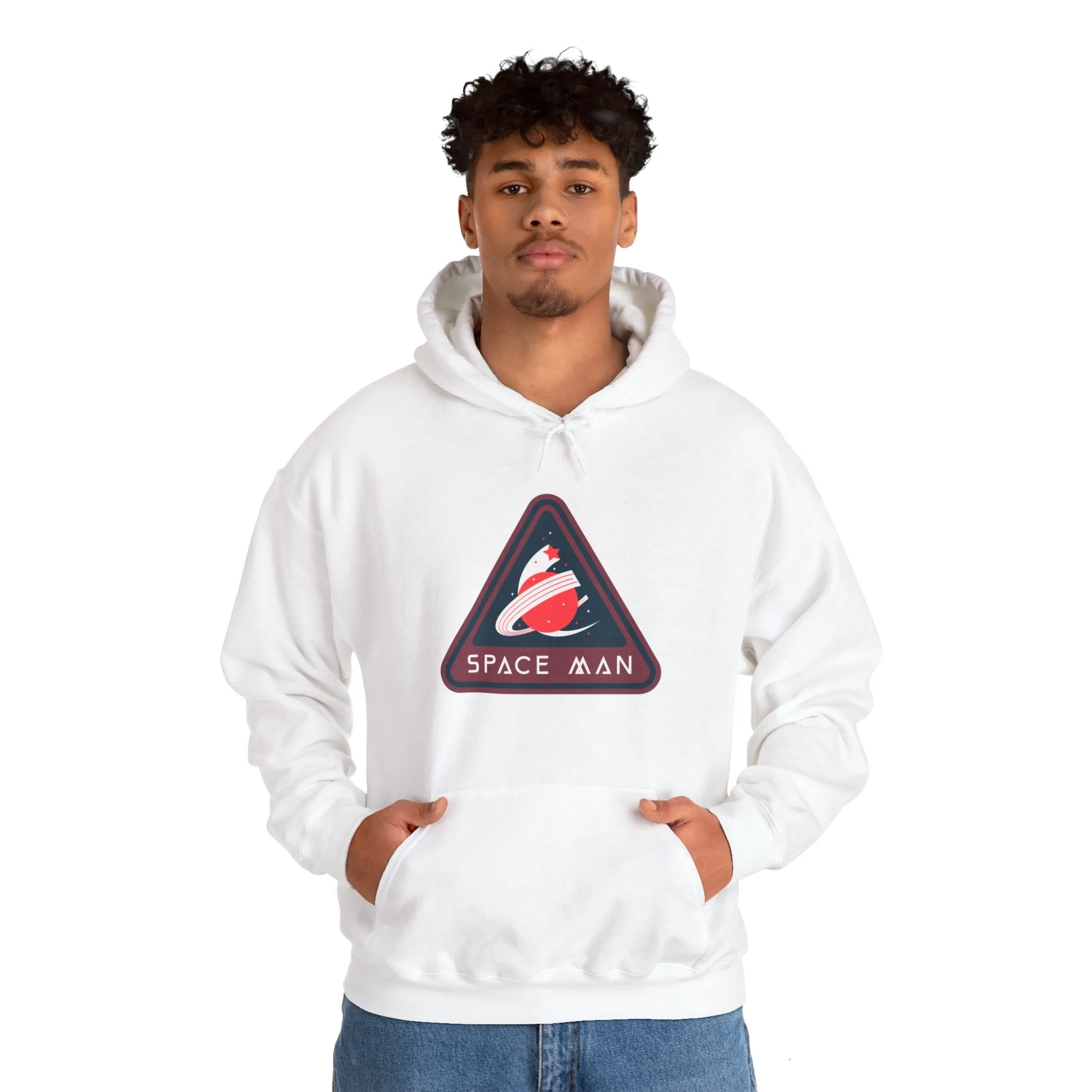 Space Man Retro Sign Sci-Fi Hoodie