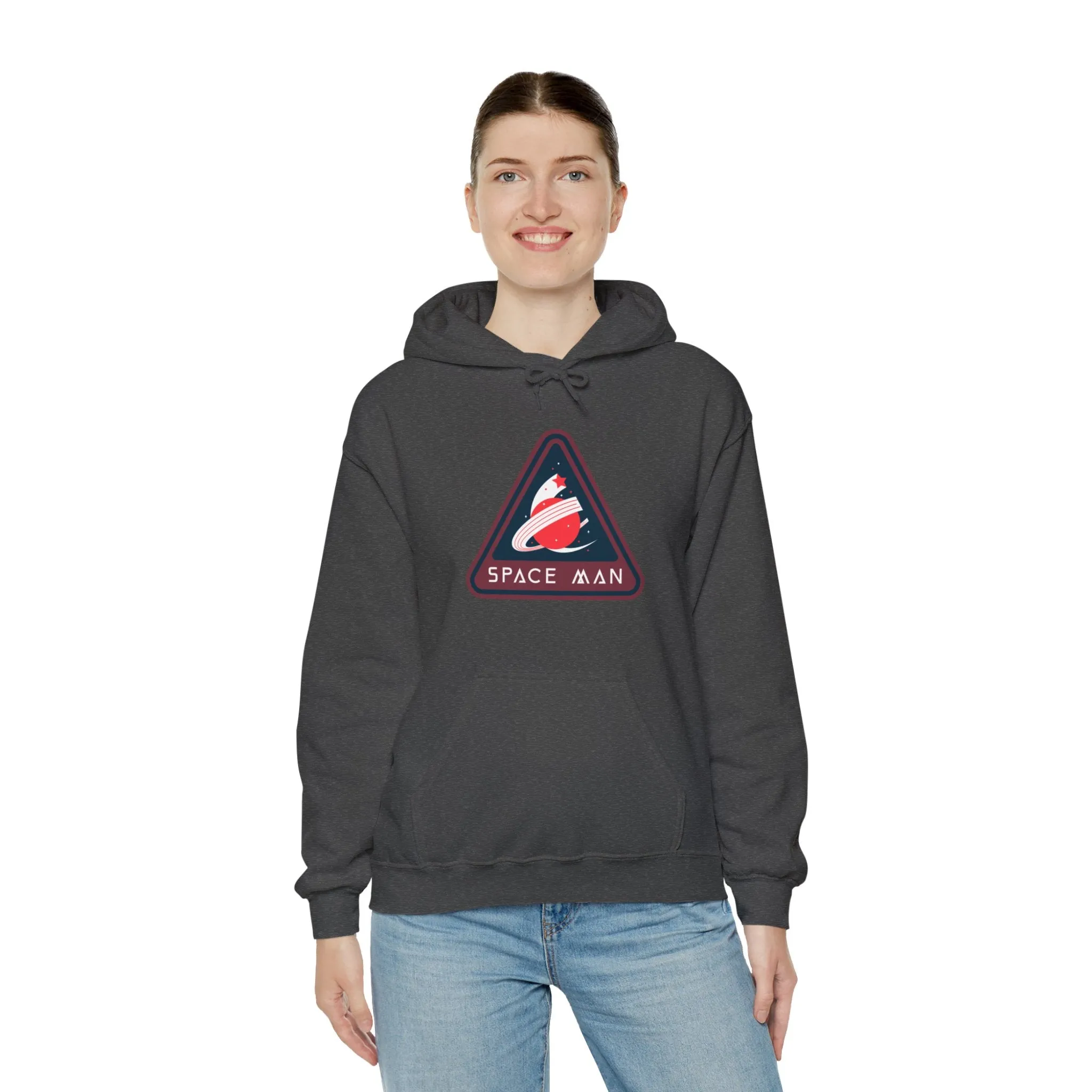 Space Man Retro Sign Sci-Fi Hoodie