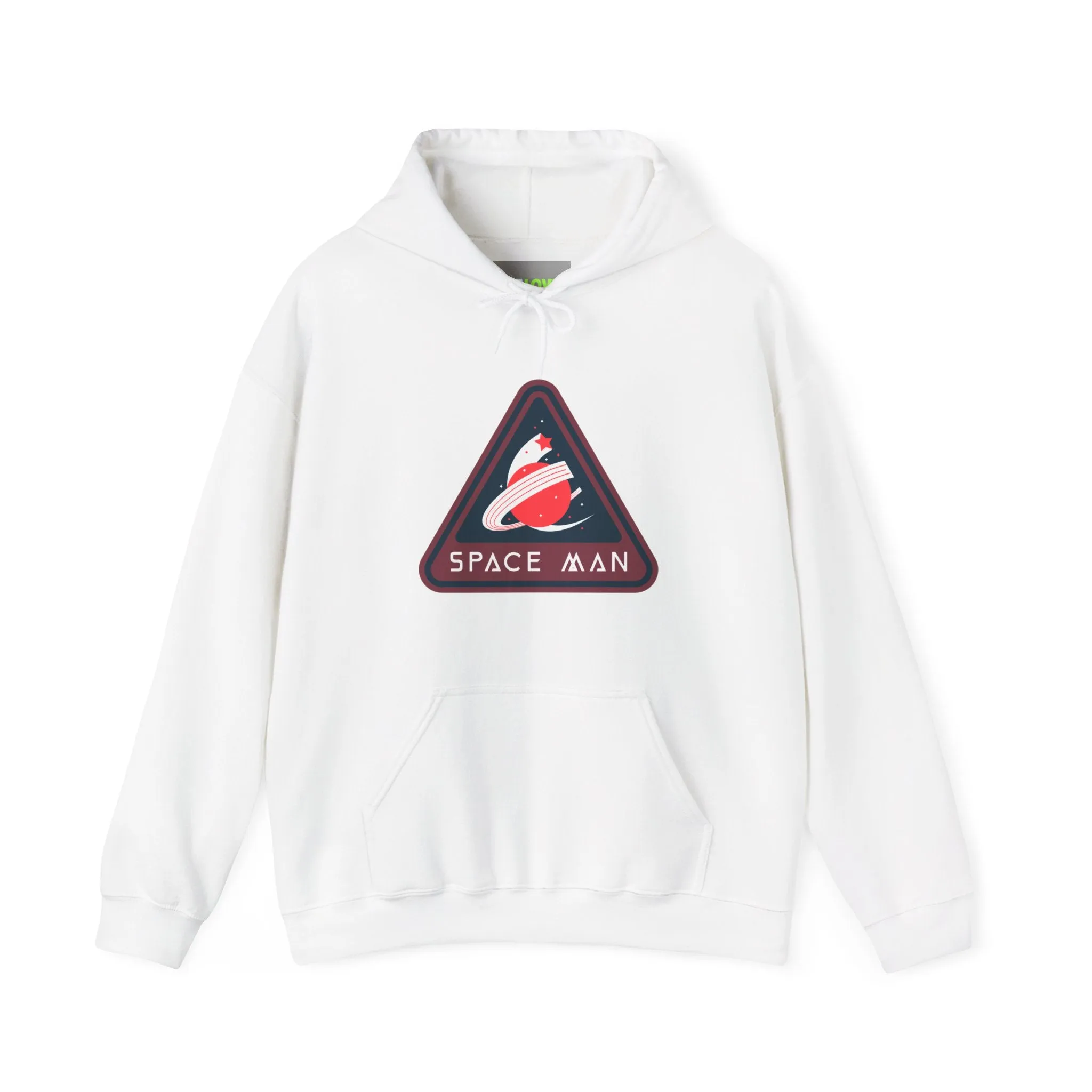 Space Man Retro Sign Sci-Fi Hoodie