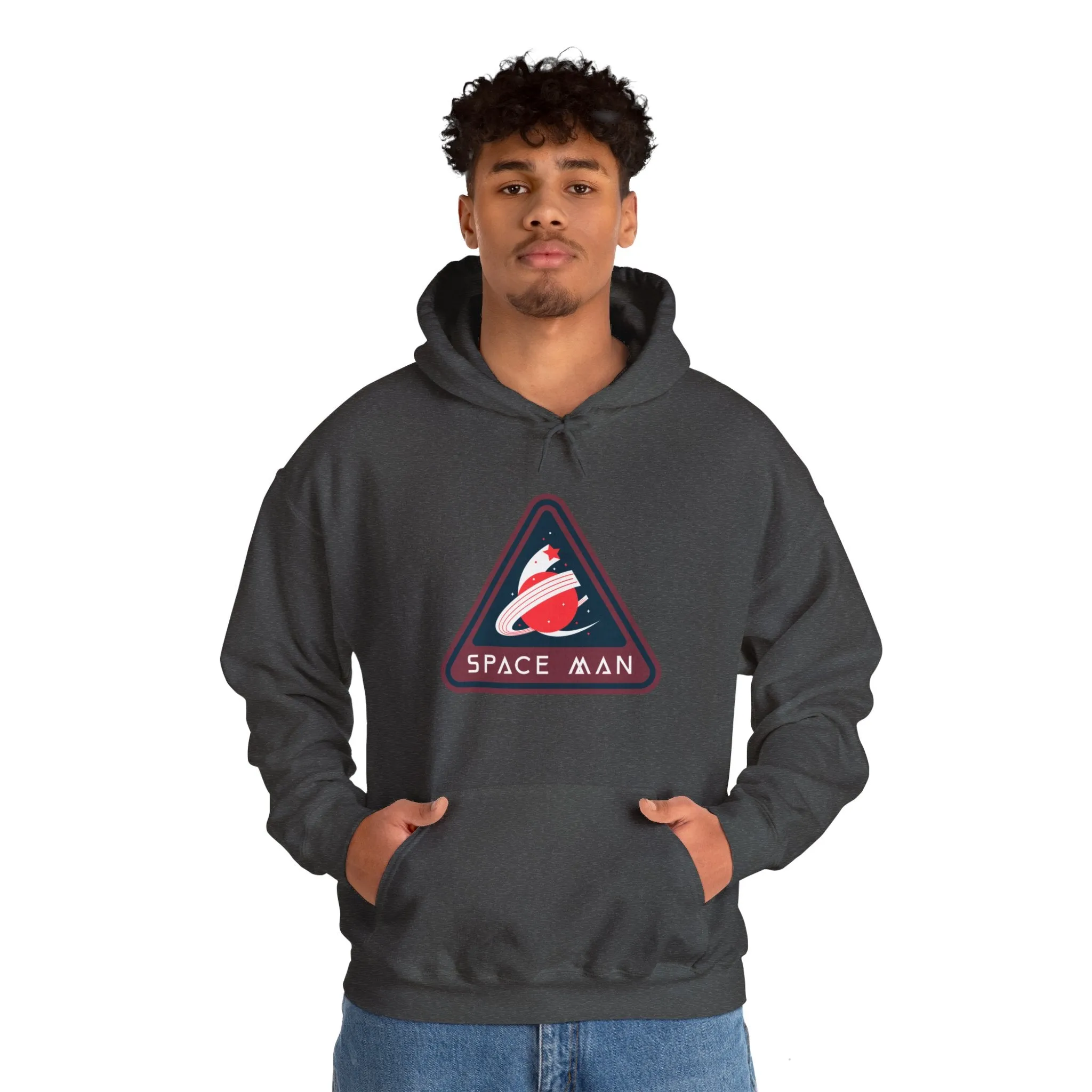 Space Man Retro Sign Sci-Fi Hoodie