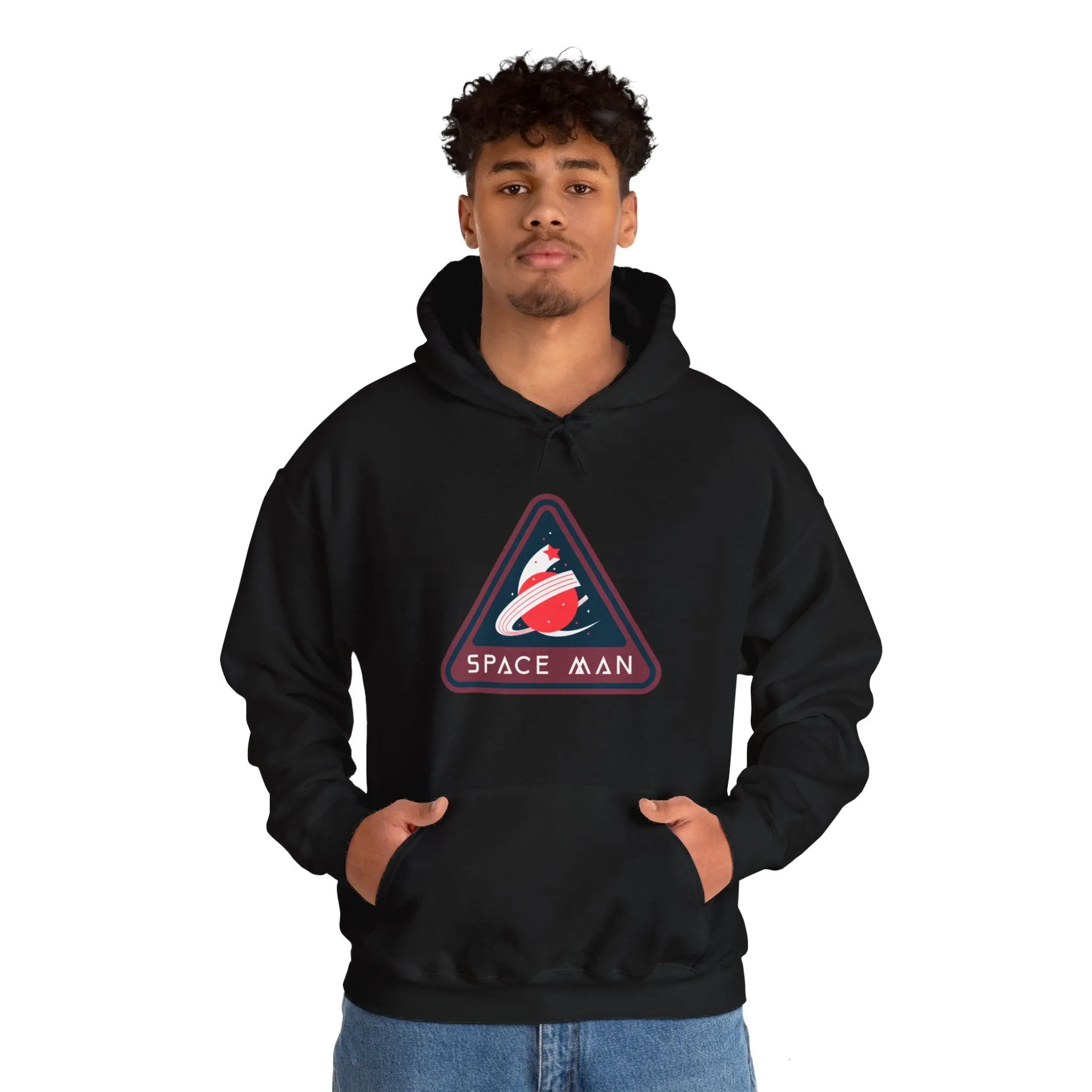 Space Man Retro Sign Sci-Fi Hoodie