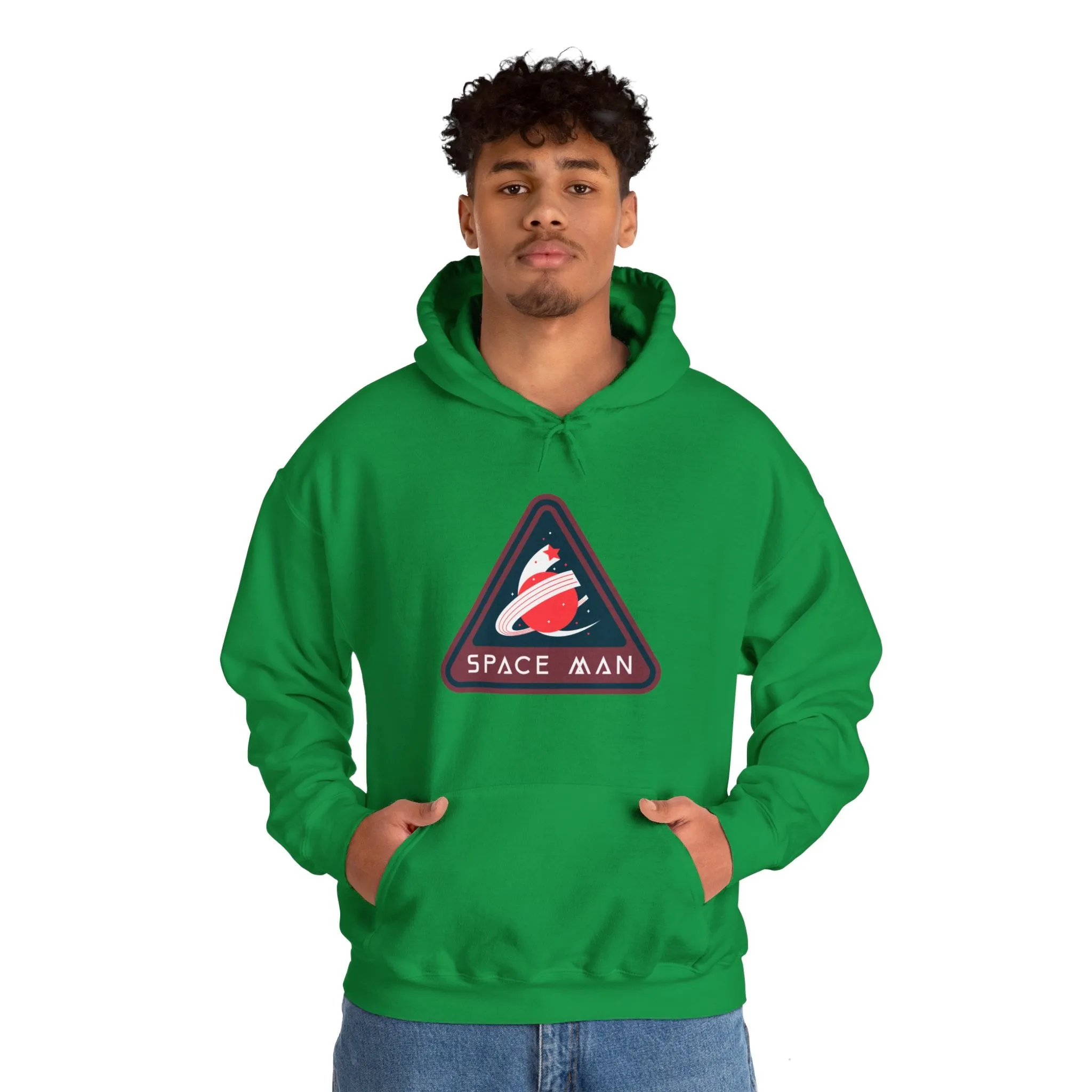 Space Man Retro Sign Sci-Fi Hoodie