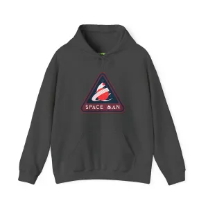 Space Man Retro Sign Sci-Fi Hoodie